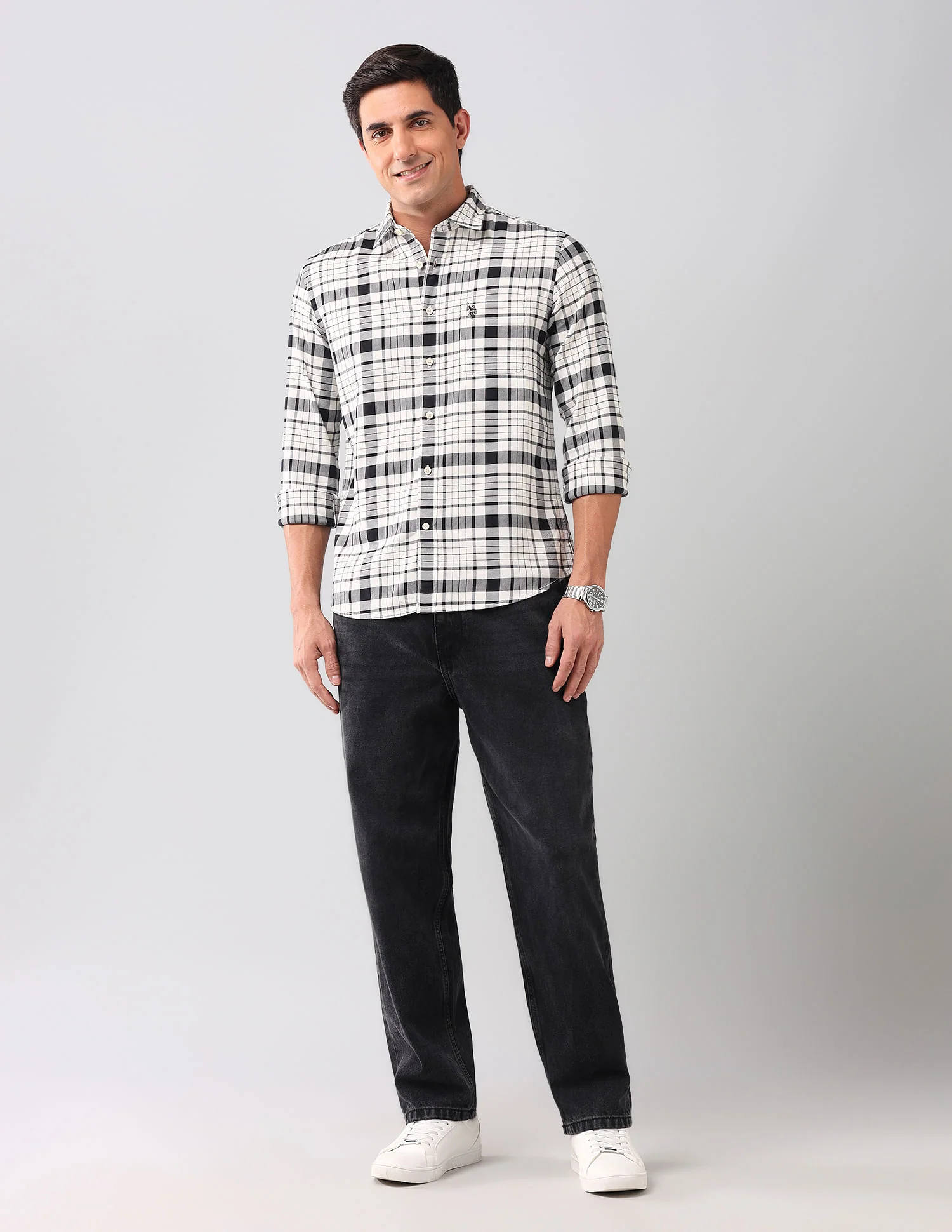 Tartan Checked Pure Cotton Shirt - Image 3