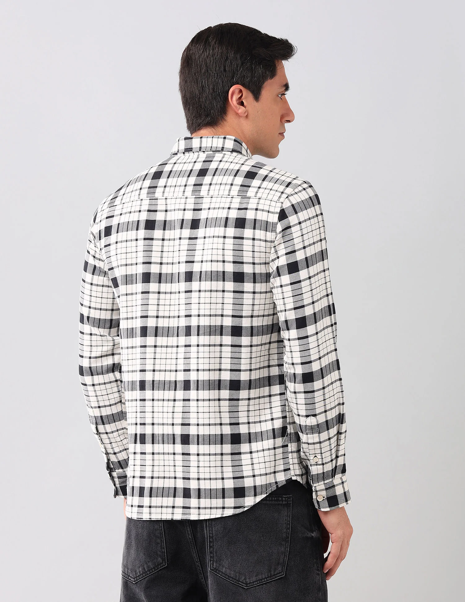 Tartan Checked Pure Cotton Shirt - Image 5