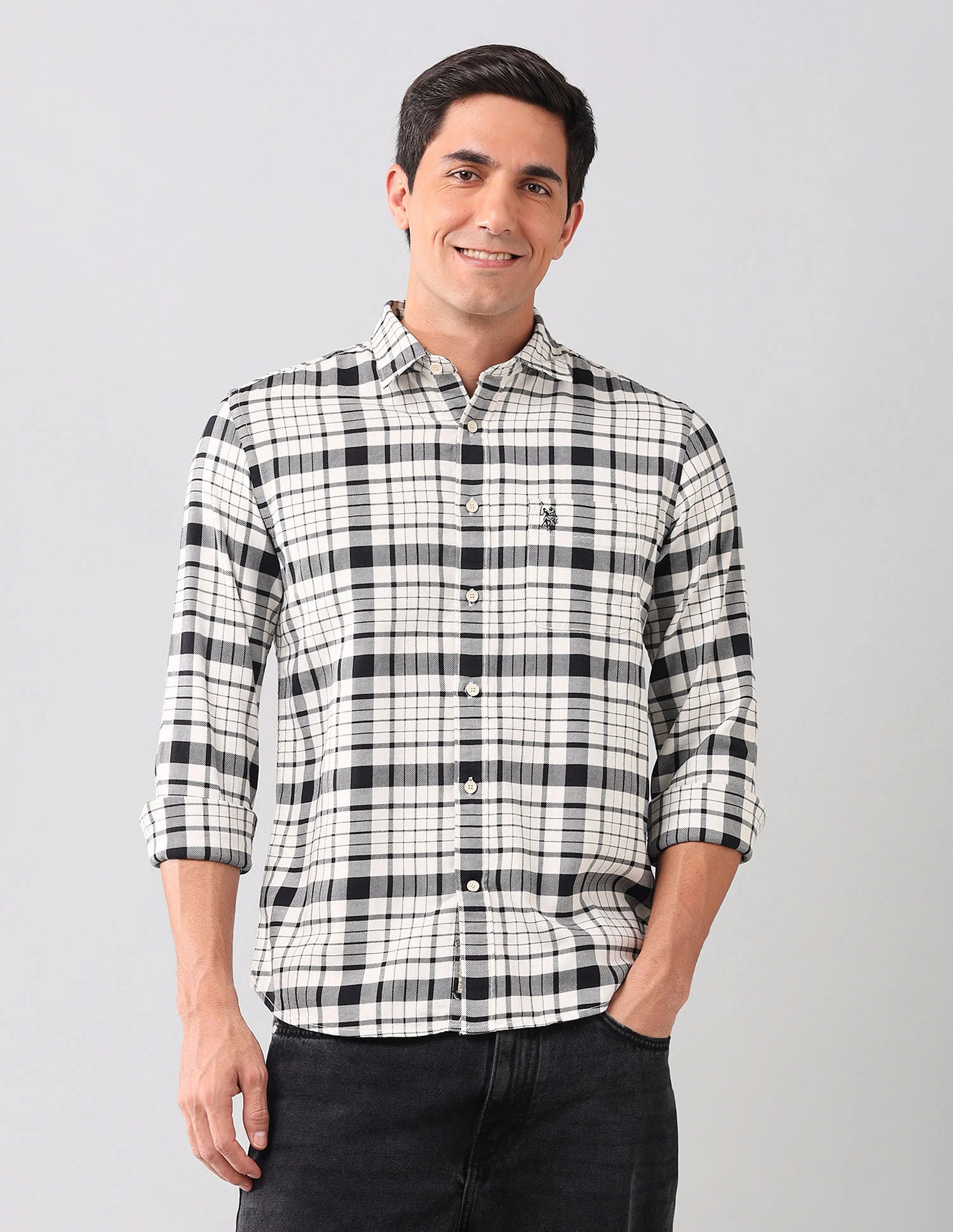 Tartan Checked Pure Cotton Shirt - Image 6