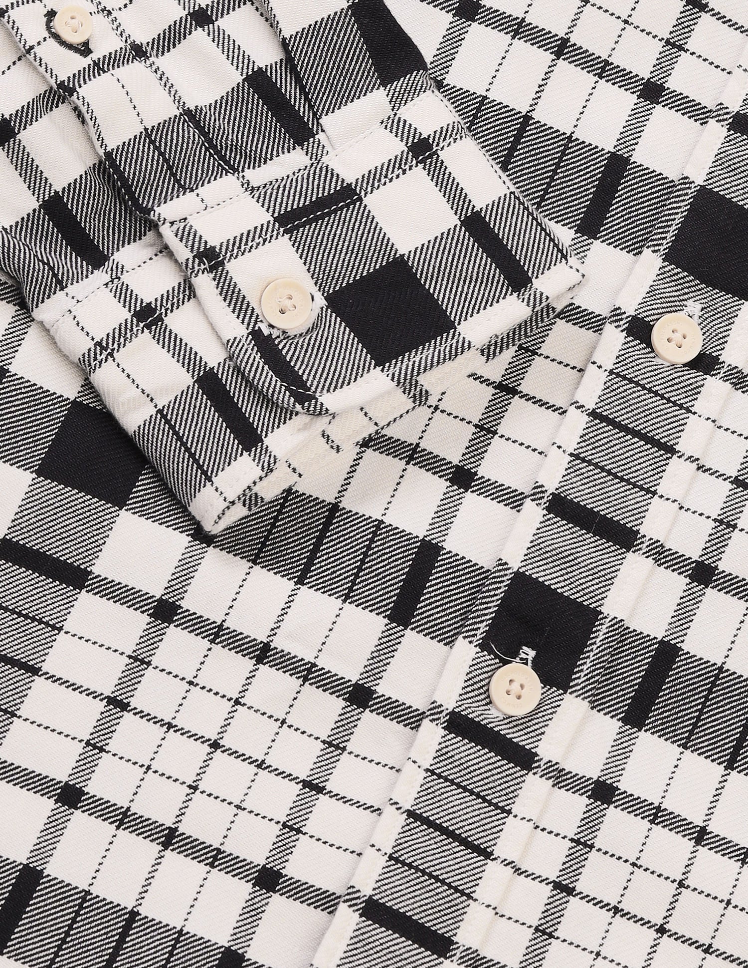 Tartan Checked Pure Cotton Shirt - Image 8