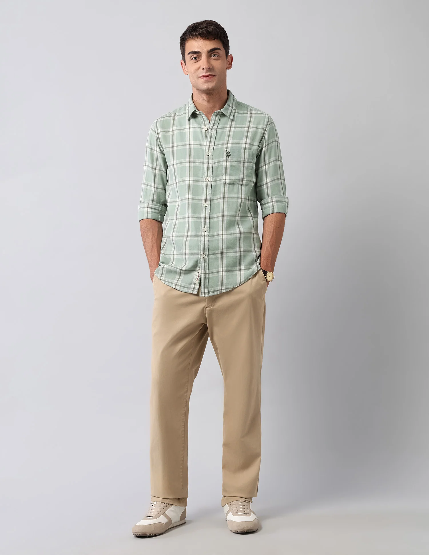 Tartan Checked Pure Cotton Shirt - Image 3