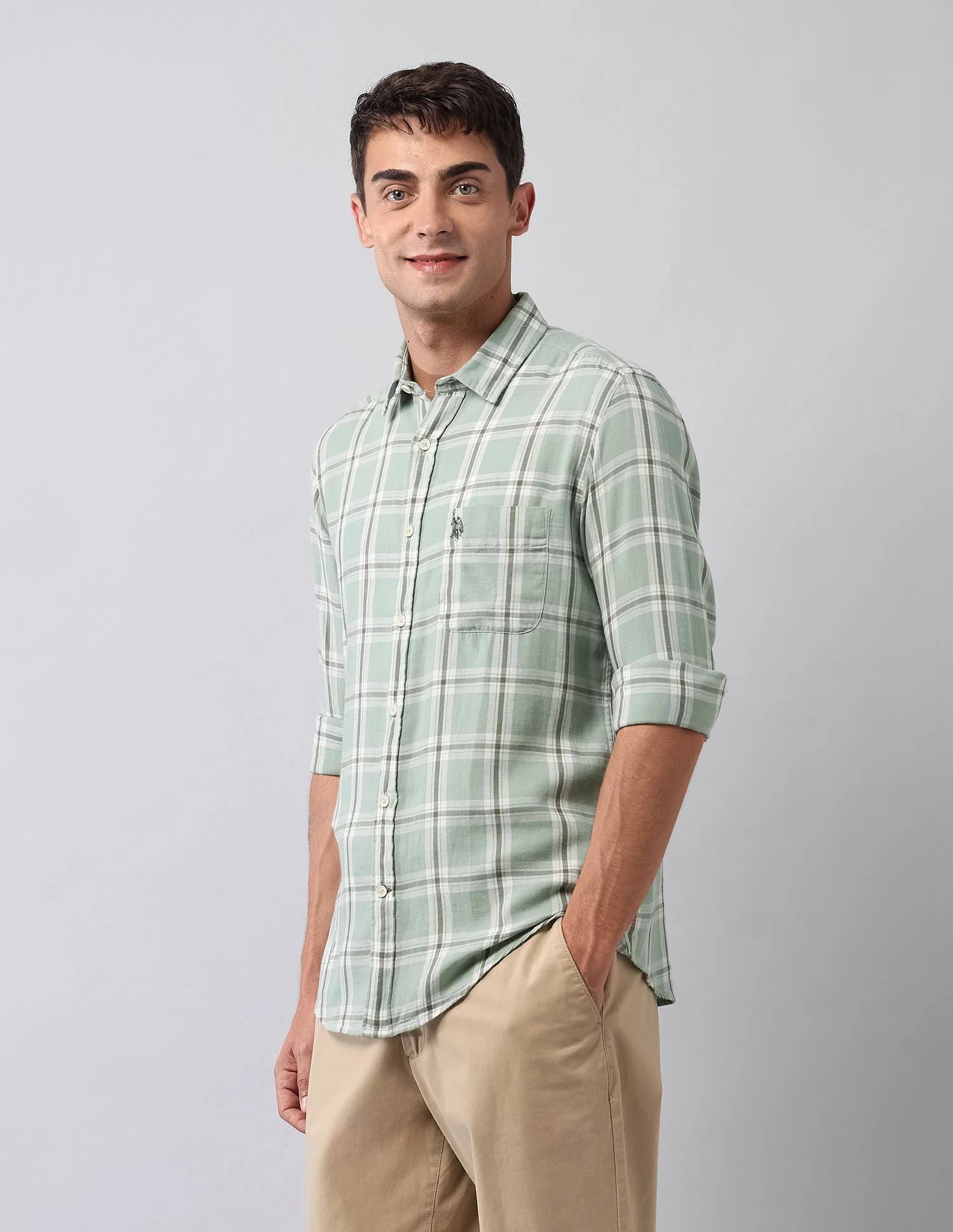 Tartan Checked Pure Cotton Shirt - Image 4