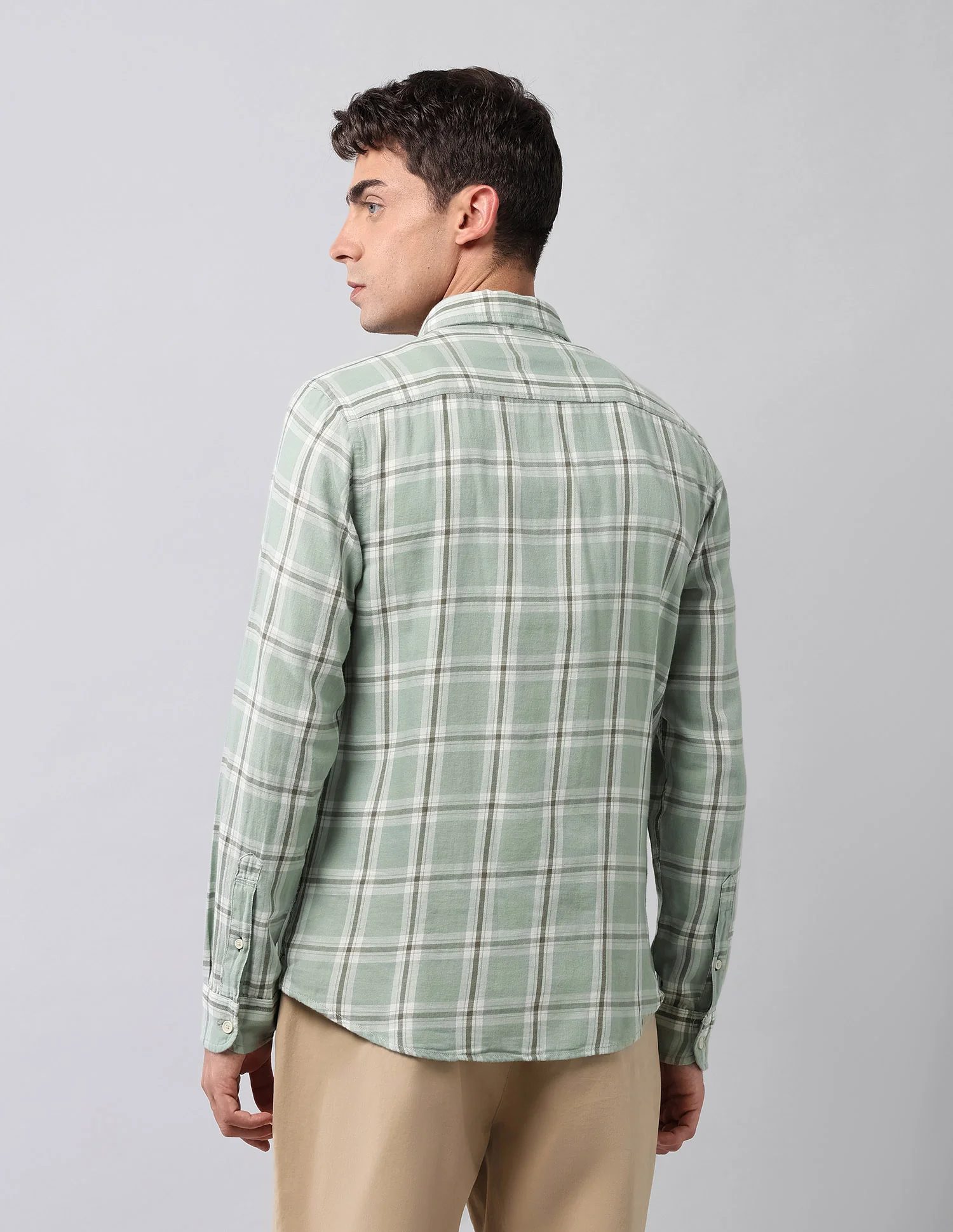 Tartan Checked Pure Cotton Shirt - Image 5