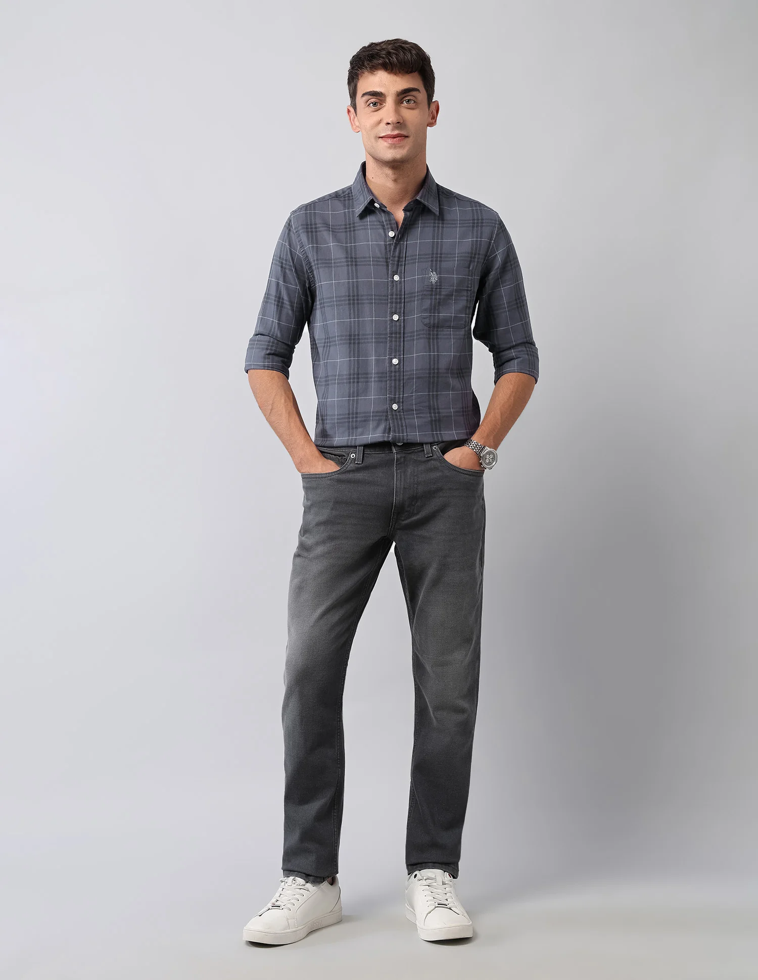 Tartan Checked Pure Cotton Shirt - Image 3