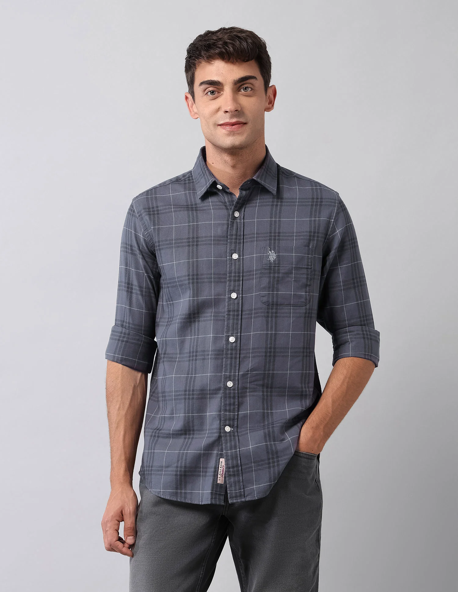 Tartan Checked Pure Cotton Shirt - Image 6