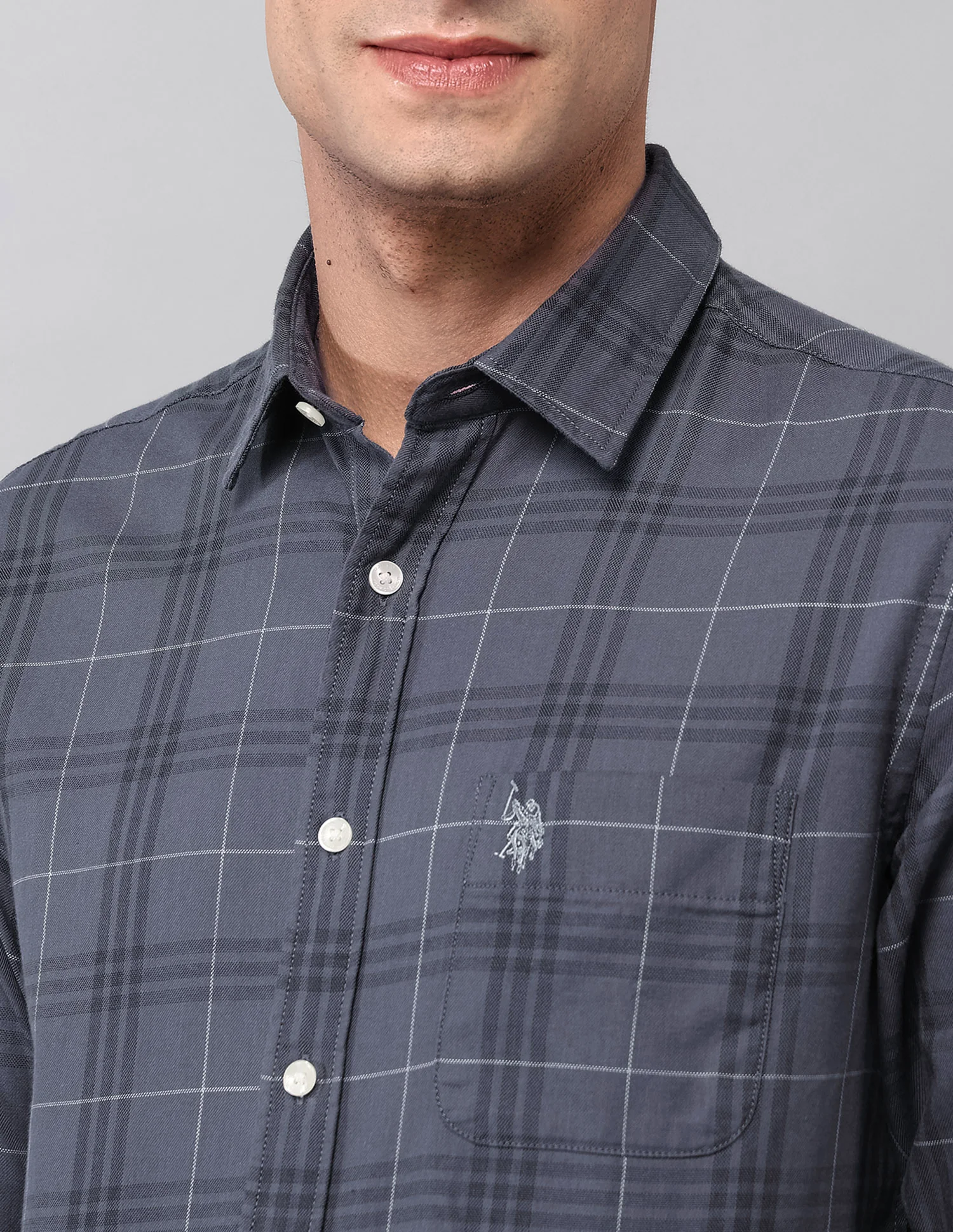 Tartan Checked Pure Cotton Shirt - Image 7
