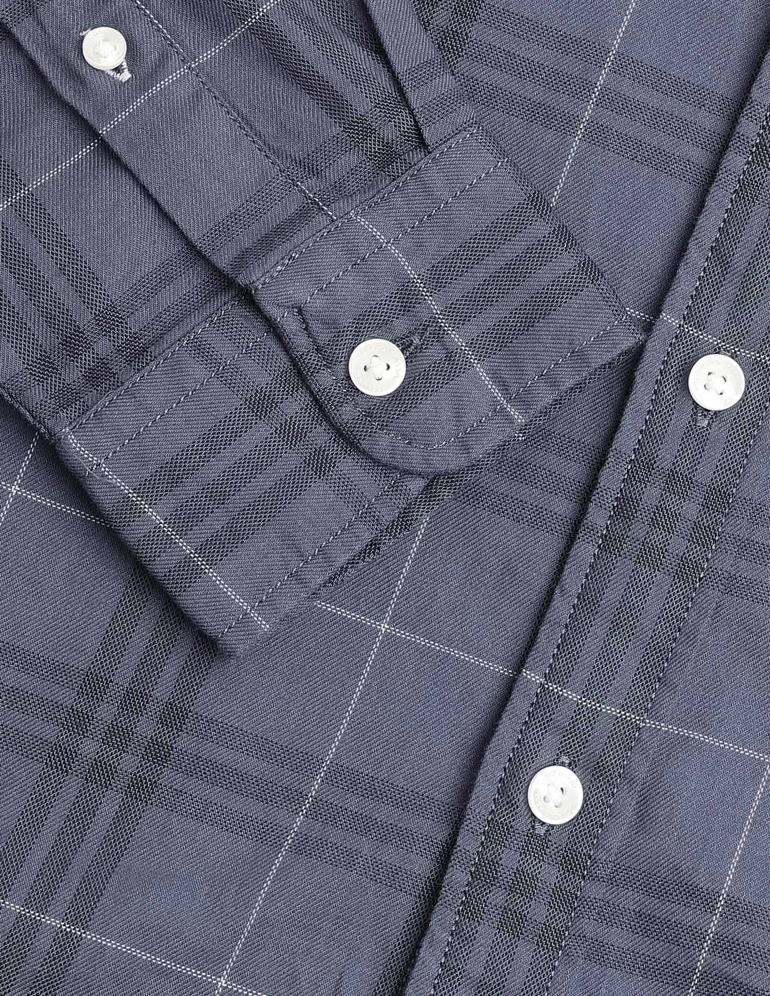 Tartan Checked Pure Cotton Shirt - Image 8