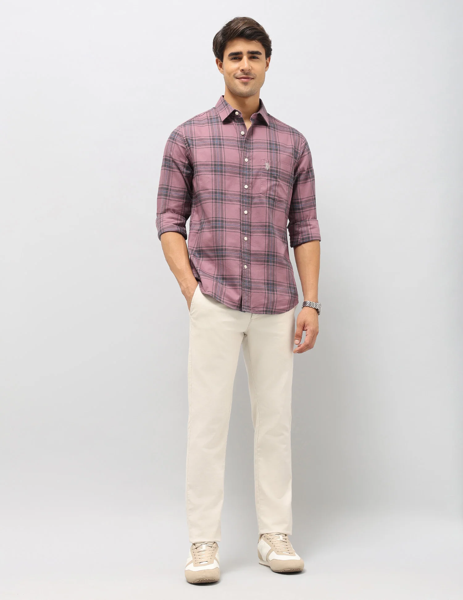 Tartan Checked Pure Cotton Shirt - Image 3