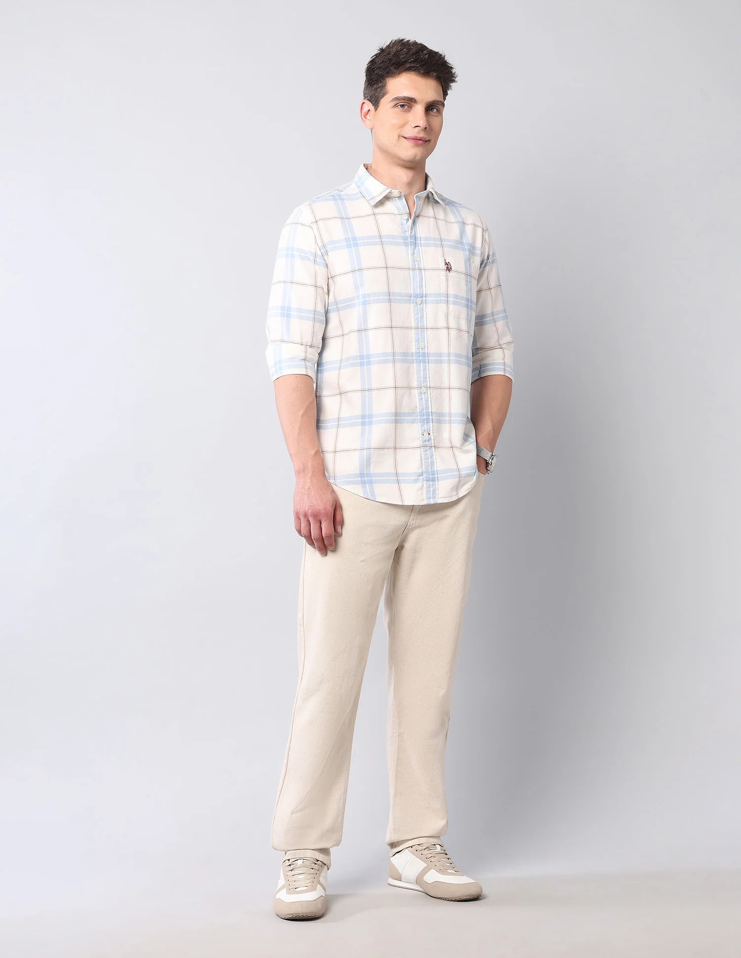 Tartan Checked Pure Cotton Shirt - Image 3