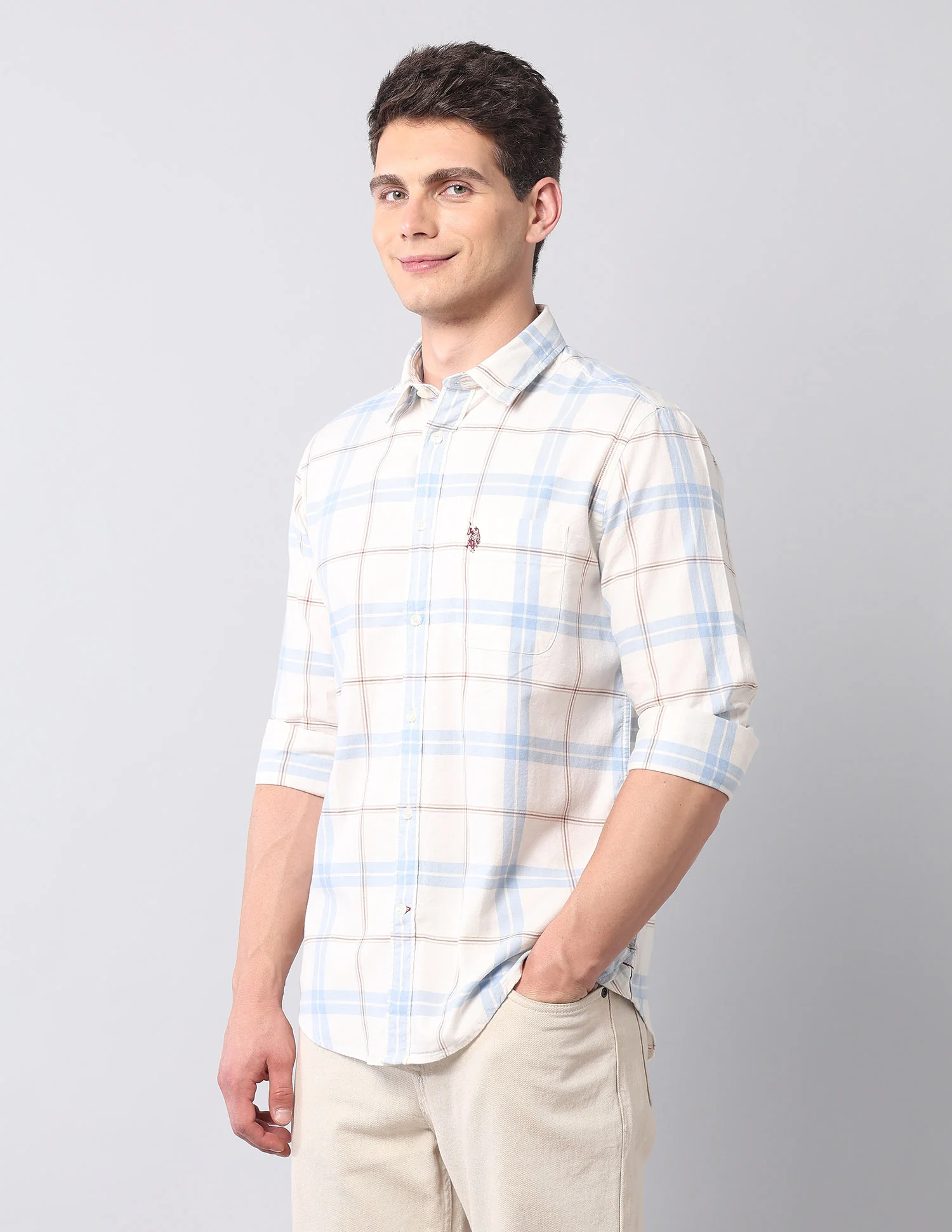 Tartan Checked Pure Cotton Shirt - Image 4