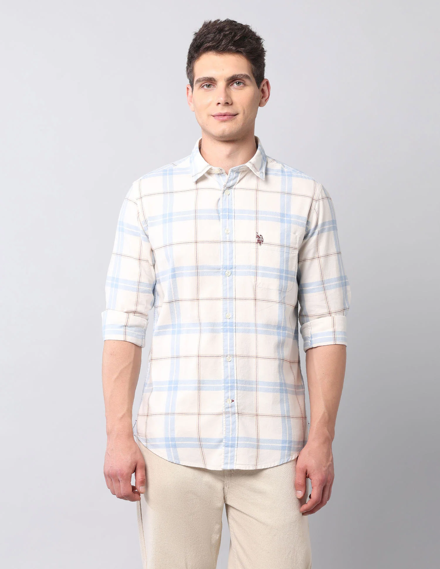 Tartan Checked Pure Cotton Shirt - Image 6