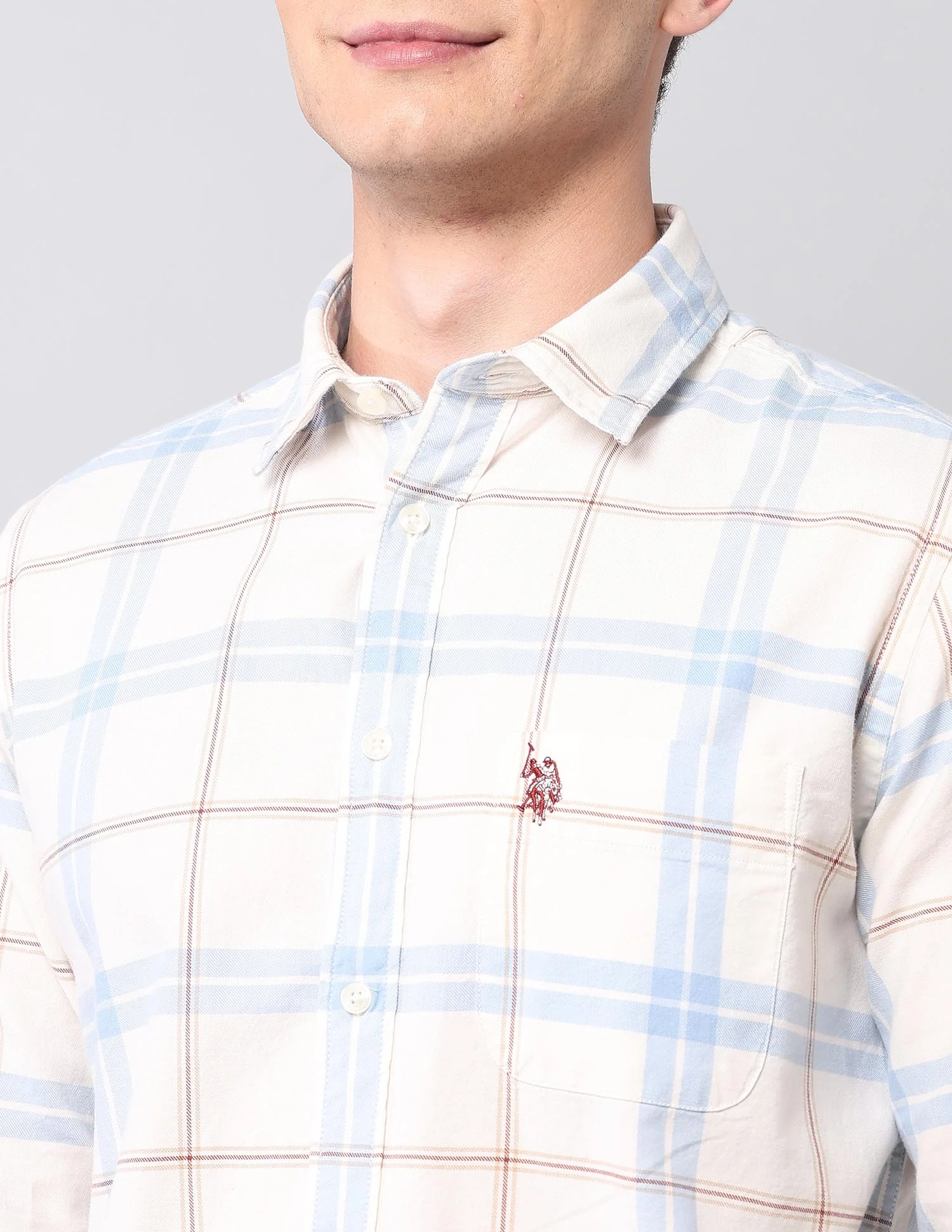 Tartan Checked Pure Cotton Shirt - Image 7