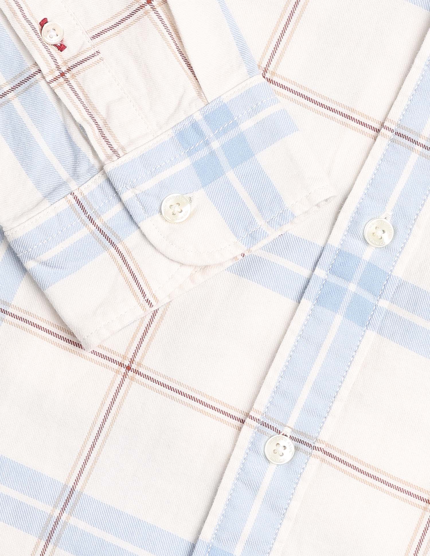 Tartan Checked Pure Cotton Shirt - Image 8