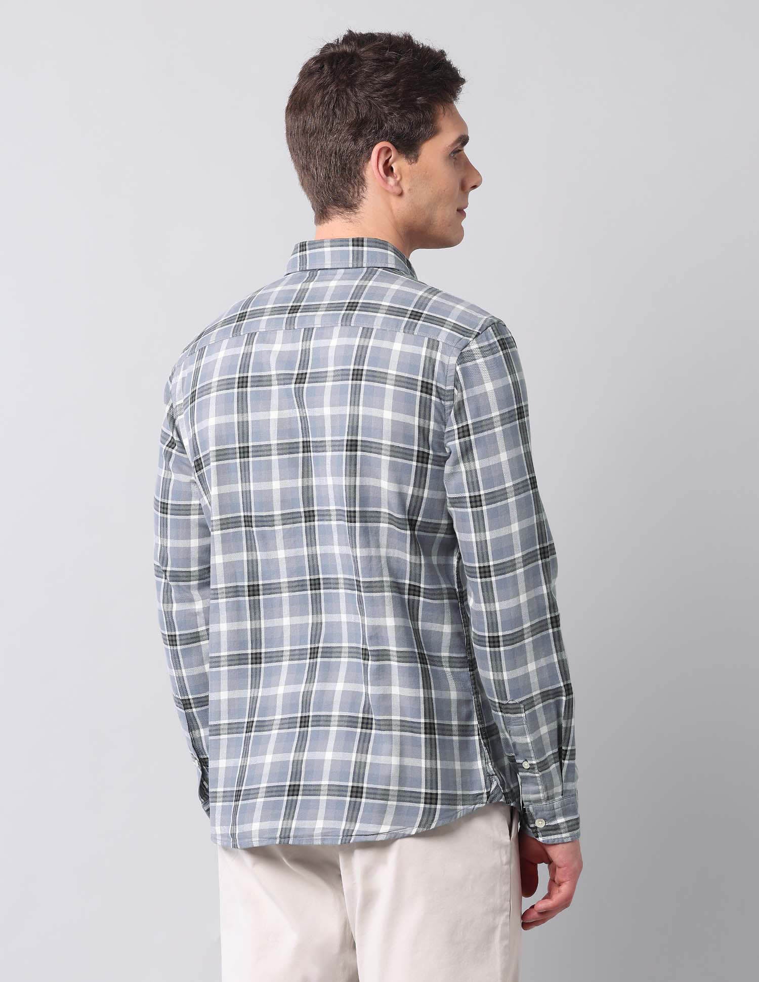 Tartan Checked Pure Cotton Shirt - Image 5