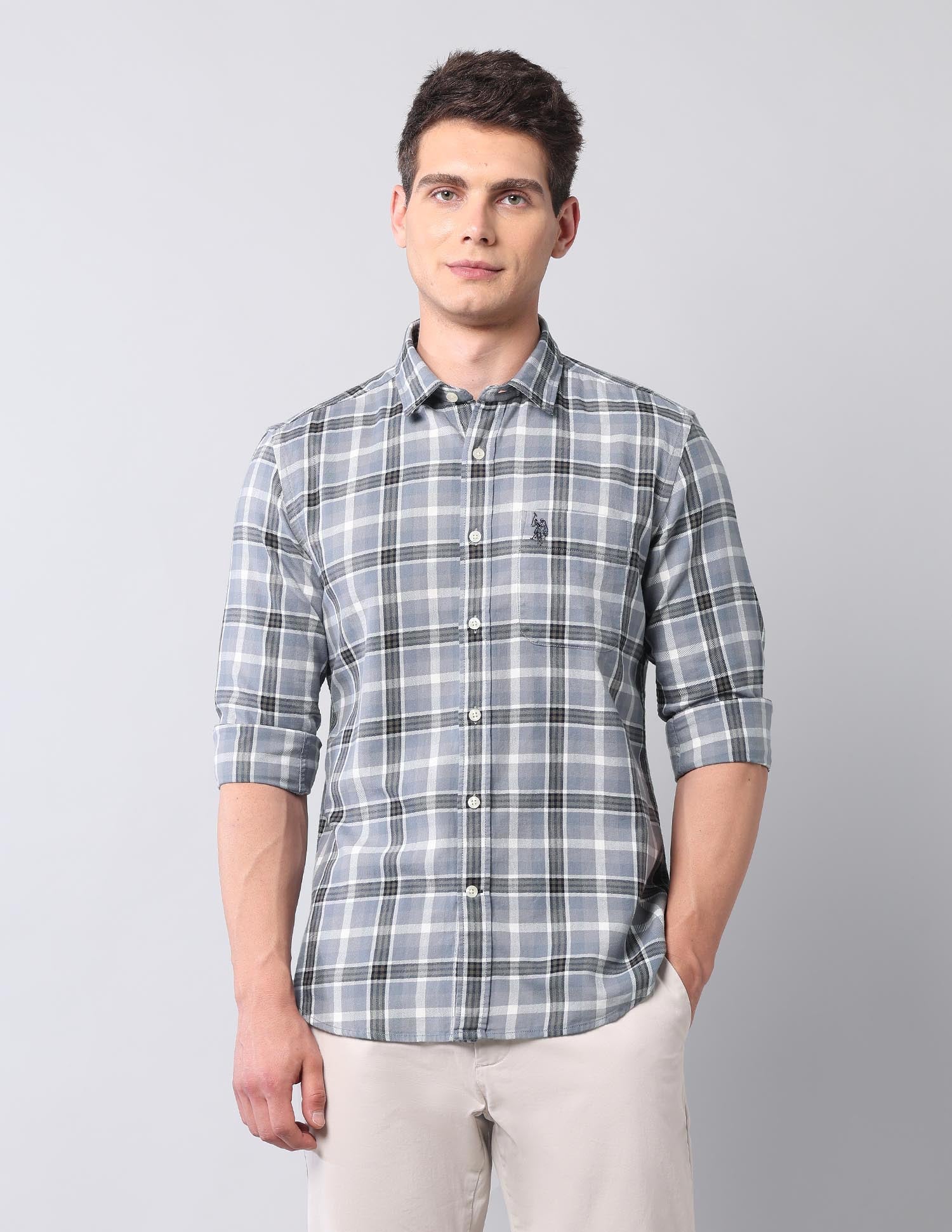 Tartan Checked Pure Cotton Shirt - Image 6