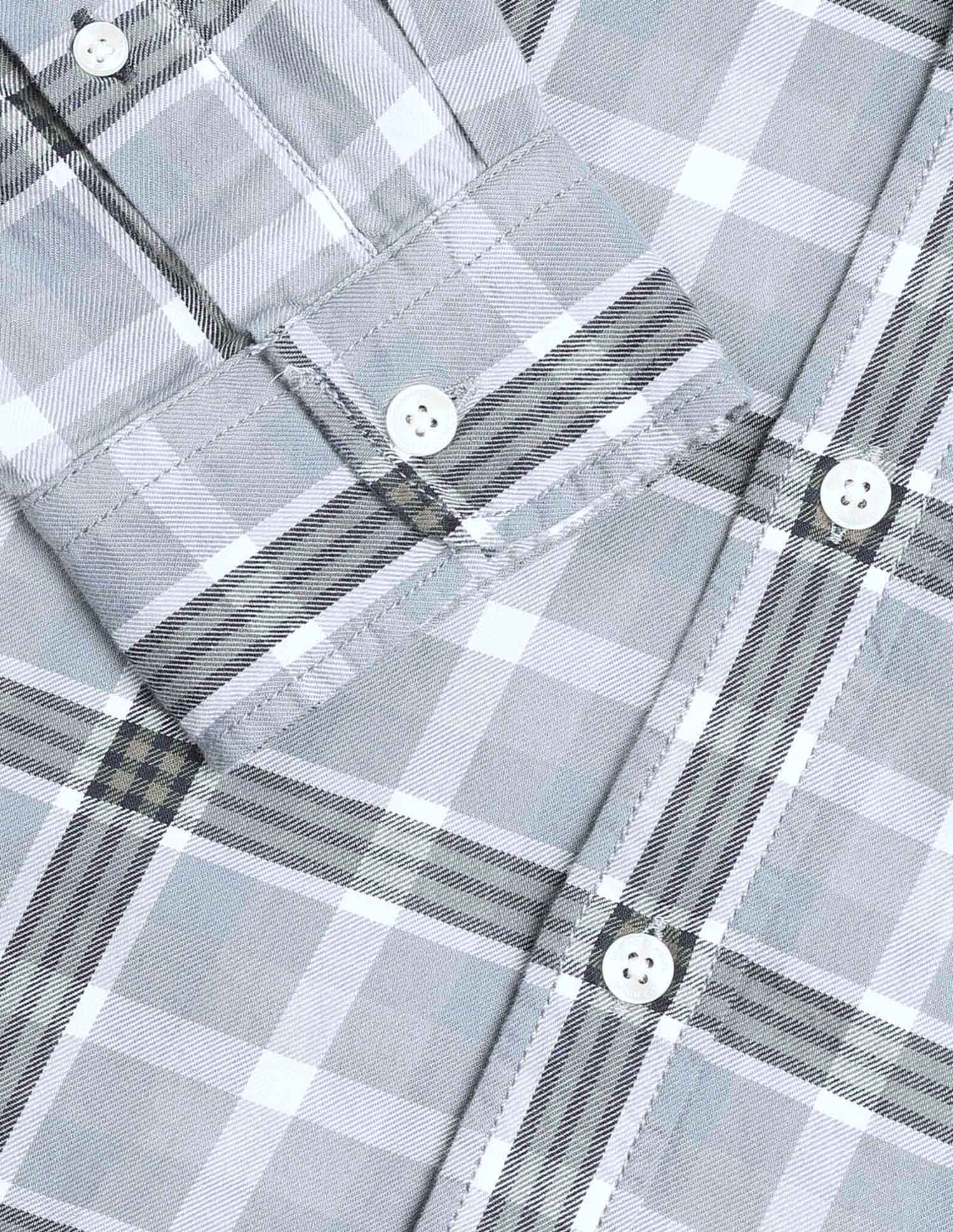 Tartan Checked Pure Cotton Shirt - Image 8