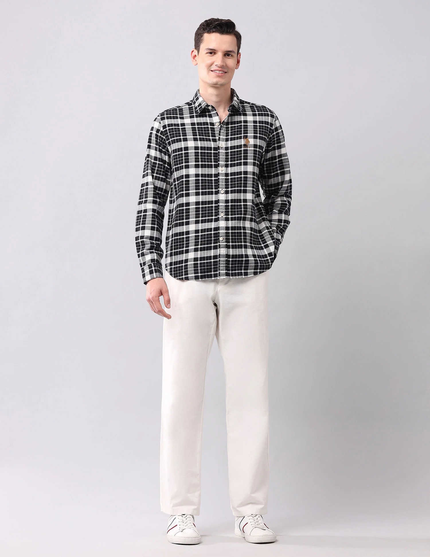 Tartan Checked Pure Cotton Shirt - Image 3