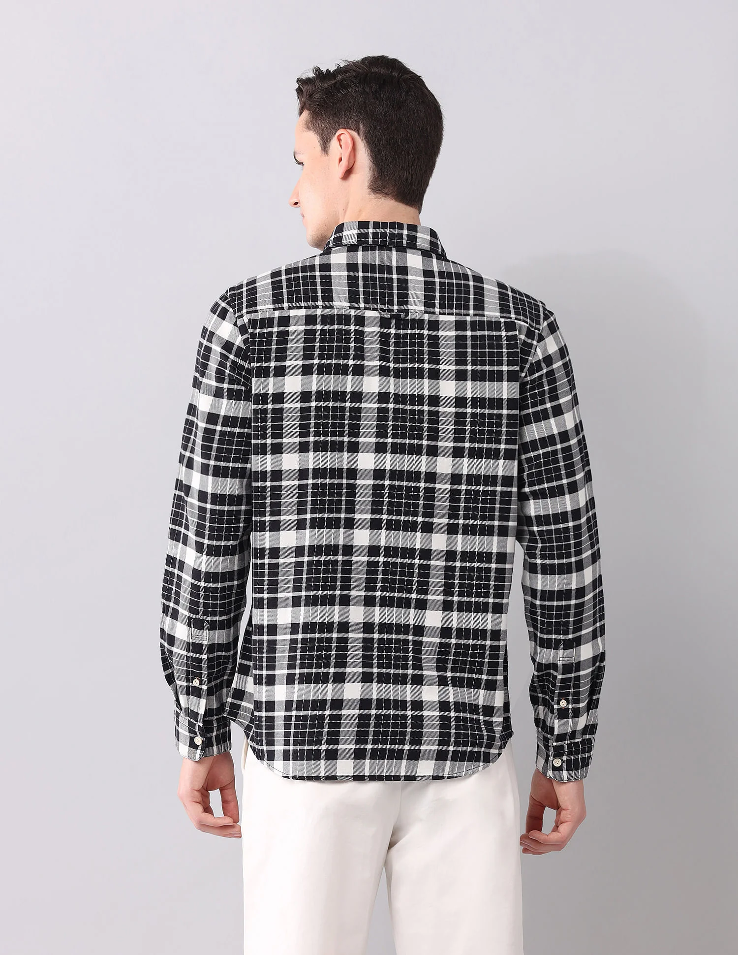Tartan Checked Pure Cotton Shirt - Image 5