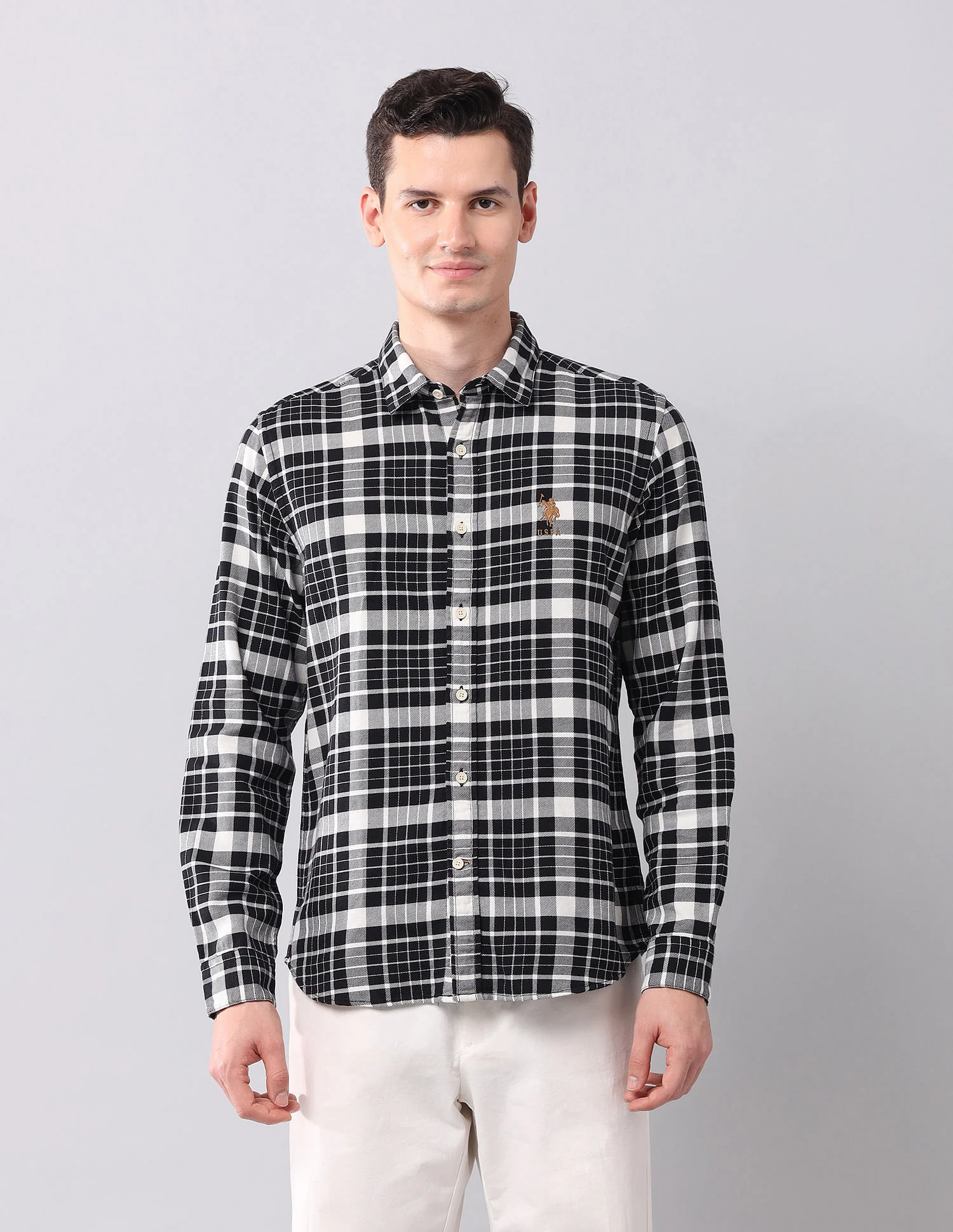 Tartan Checked Pure Cotton Shirt - Image 6
