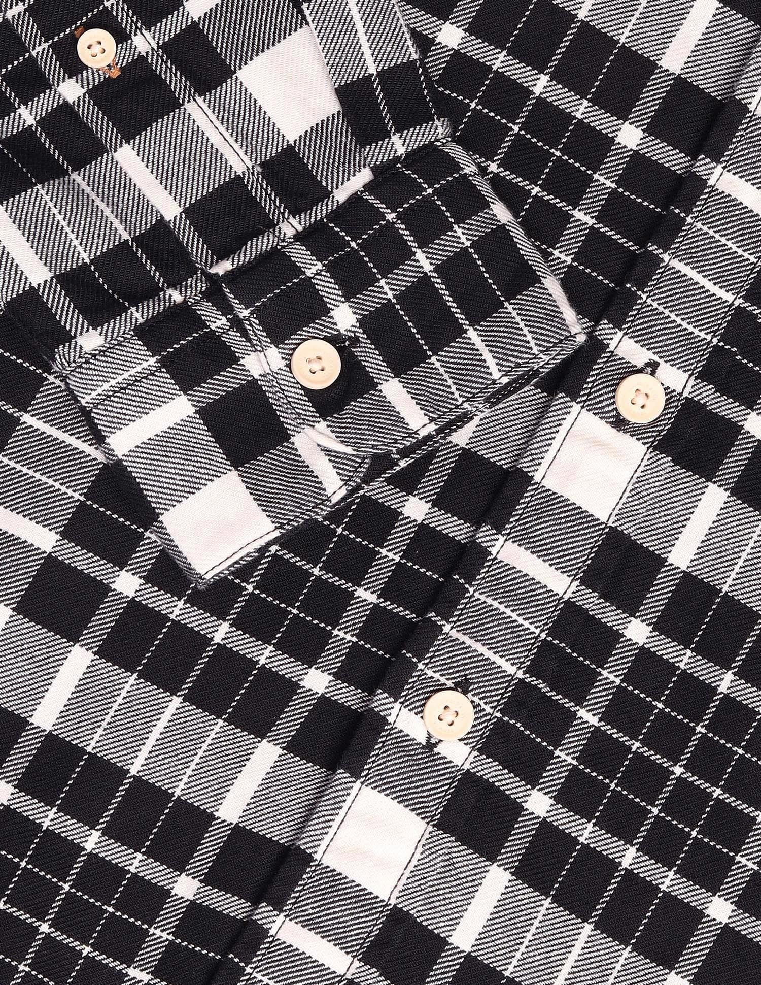 Tartan Checked Pure Cotton Shirt - Image 8