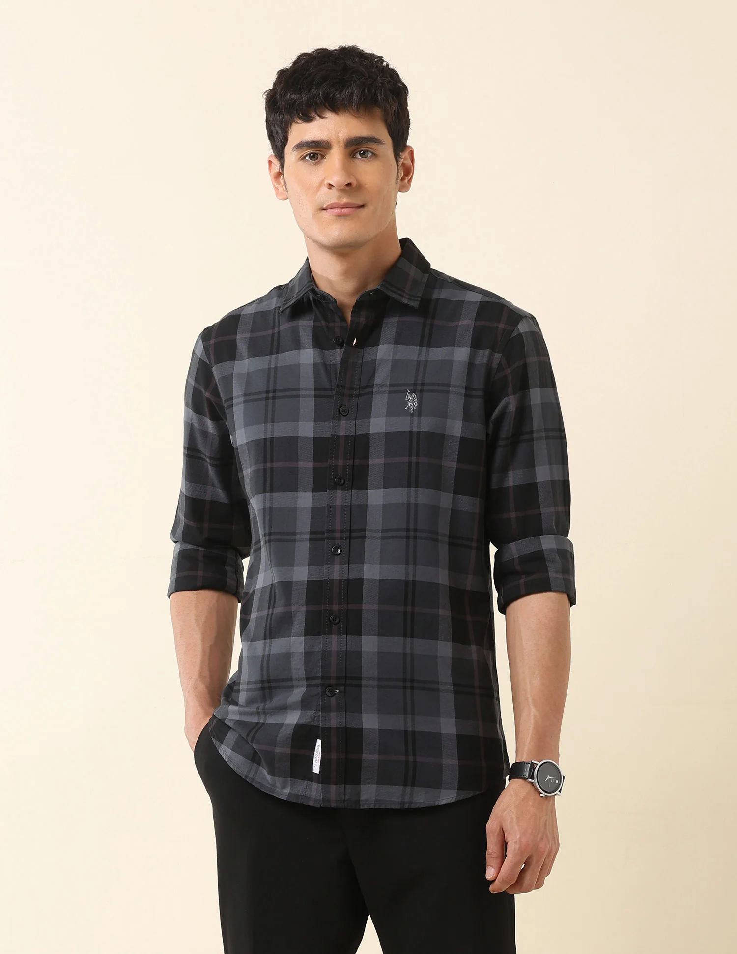 Tartan Checked Pure Cotton Shirt