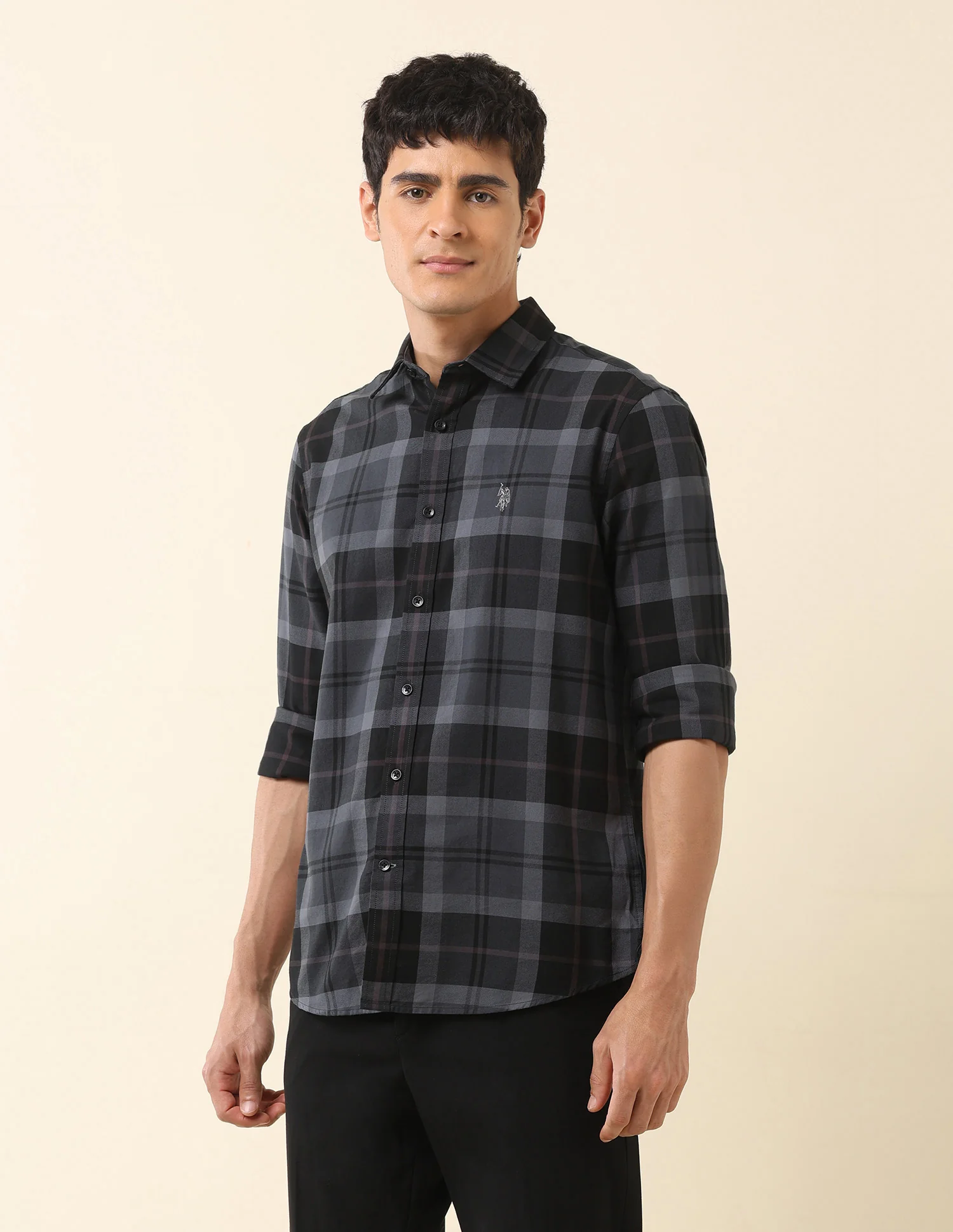 Tartan Checked Pure Cotton Shirt - Image 4