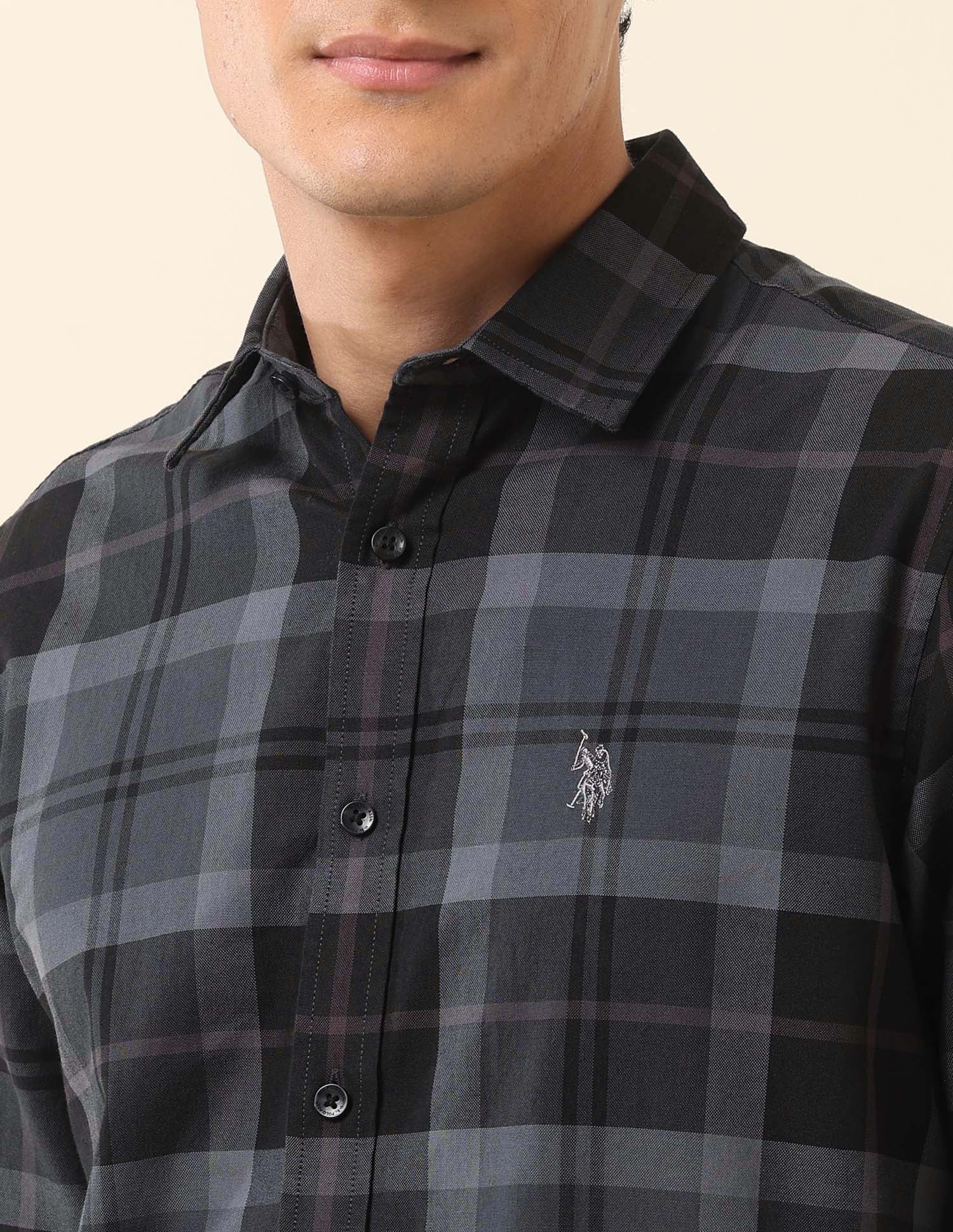Tartan Checked Pure Cotton Shirt - Image 7