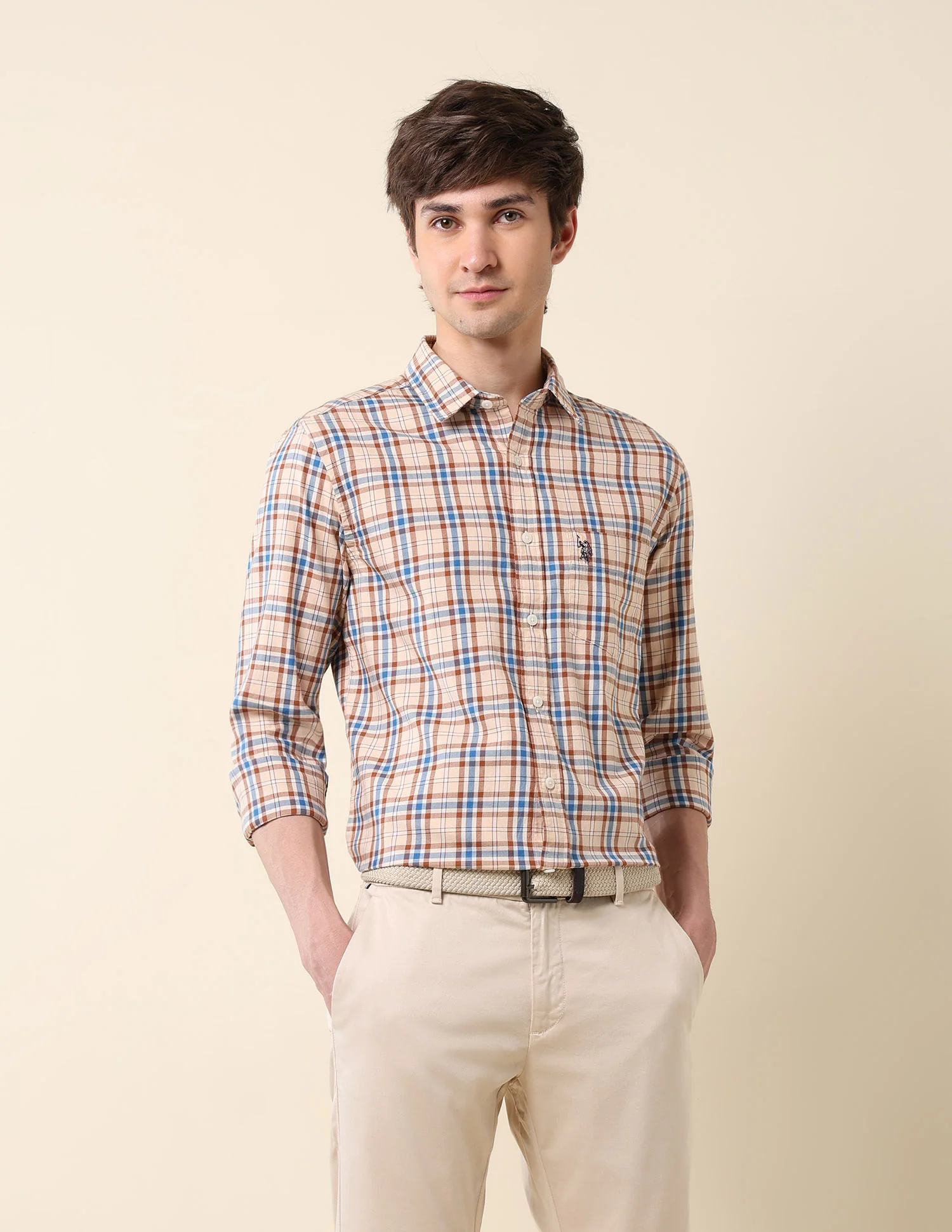Tartan Checked Pure Cotton Shirt