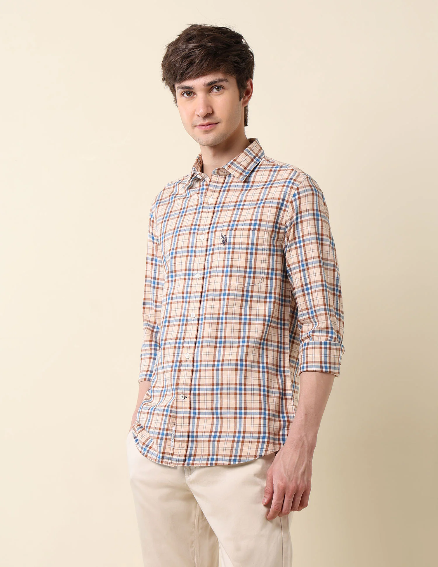 Tartan Checked Pure Cotton Shirt - Image 4