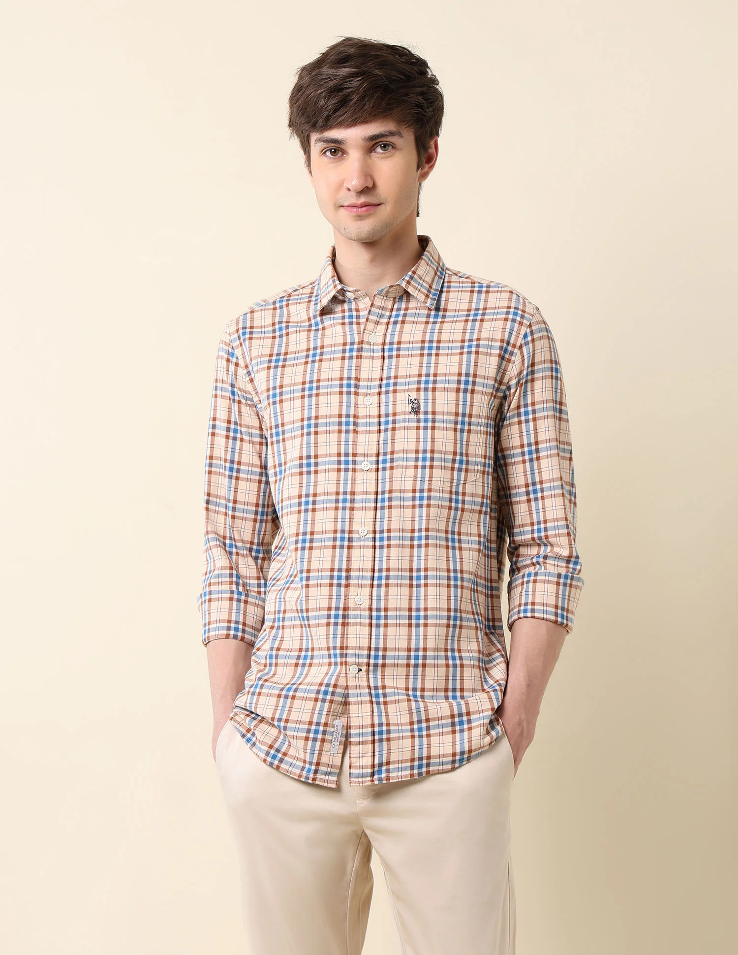 Tartan Checked Pure Cotton Shirt - Image 6