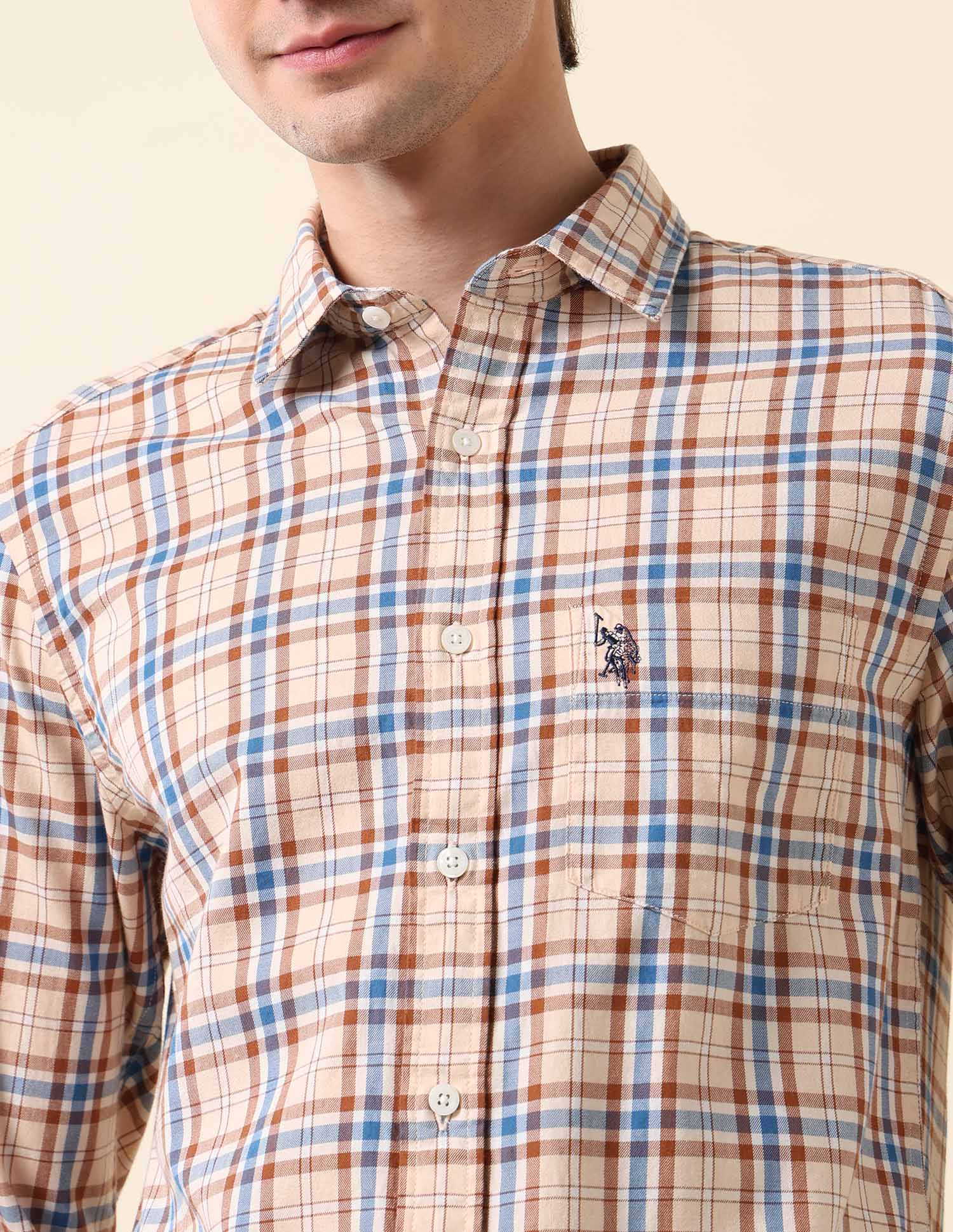 Tartan Checked Pure Cotton Shirt - Image 7