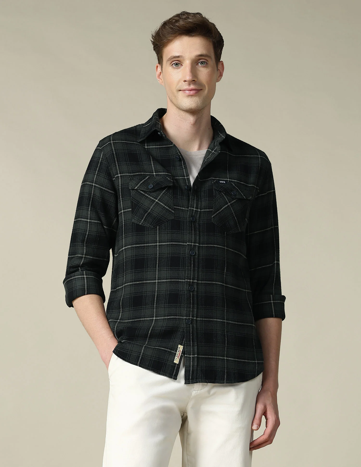 Tartan Checked Regular Fit Shacket