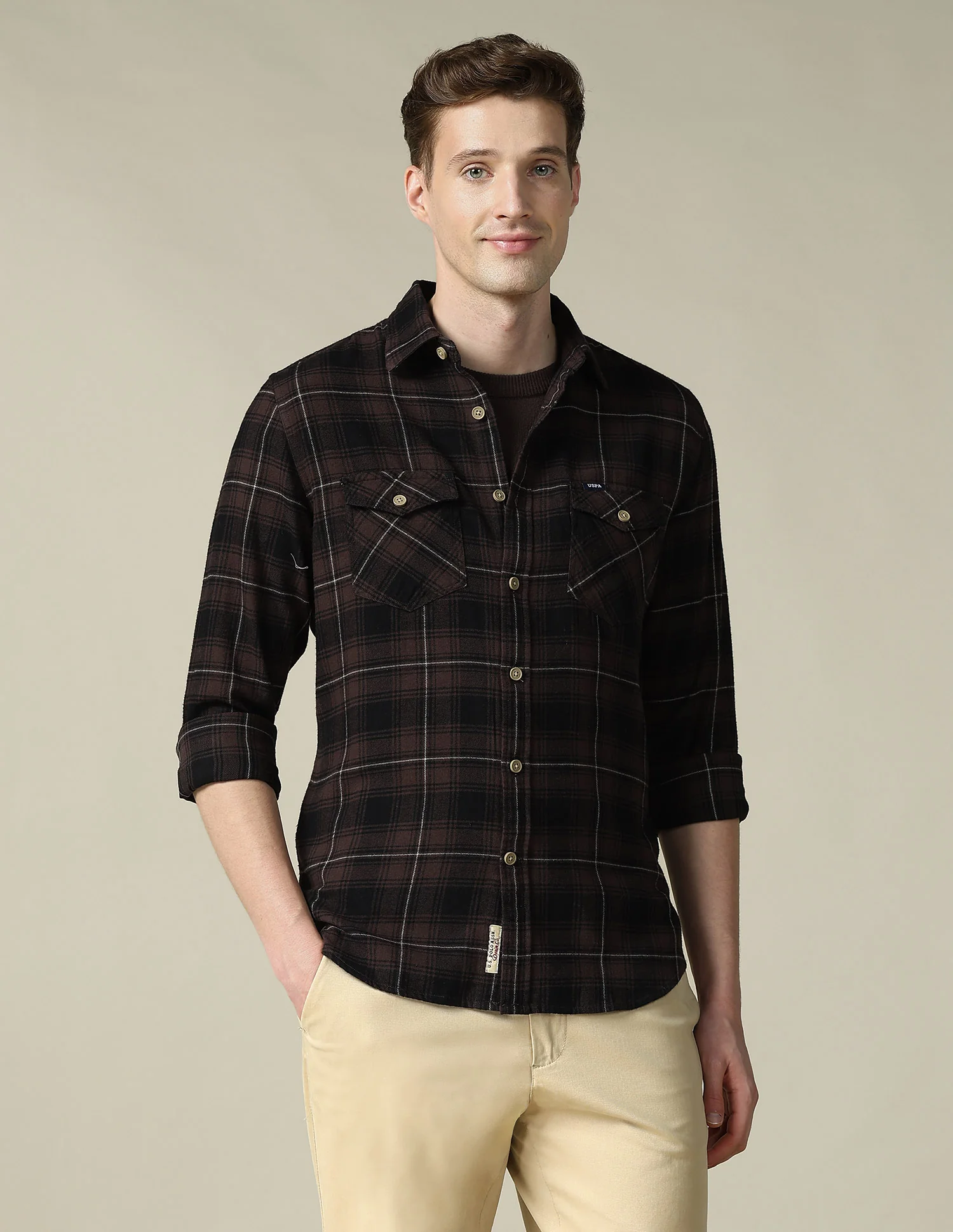 Tartan Checked Regular Fit Shacket
