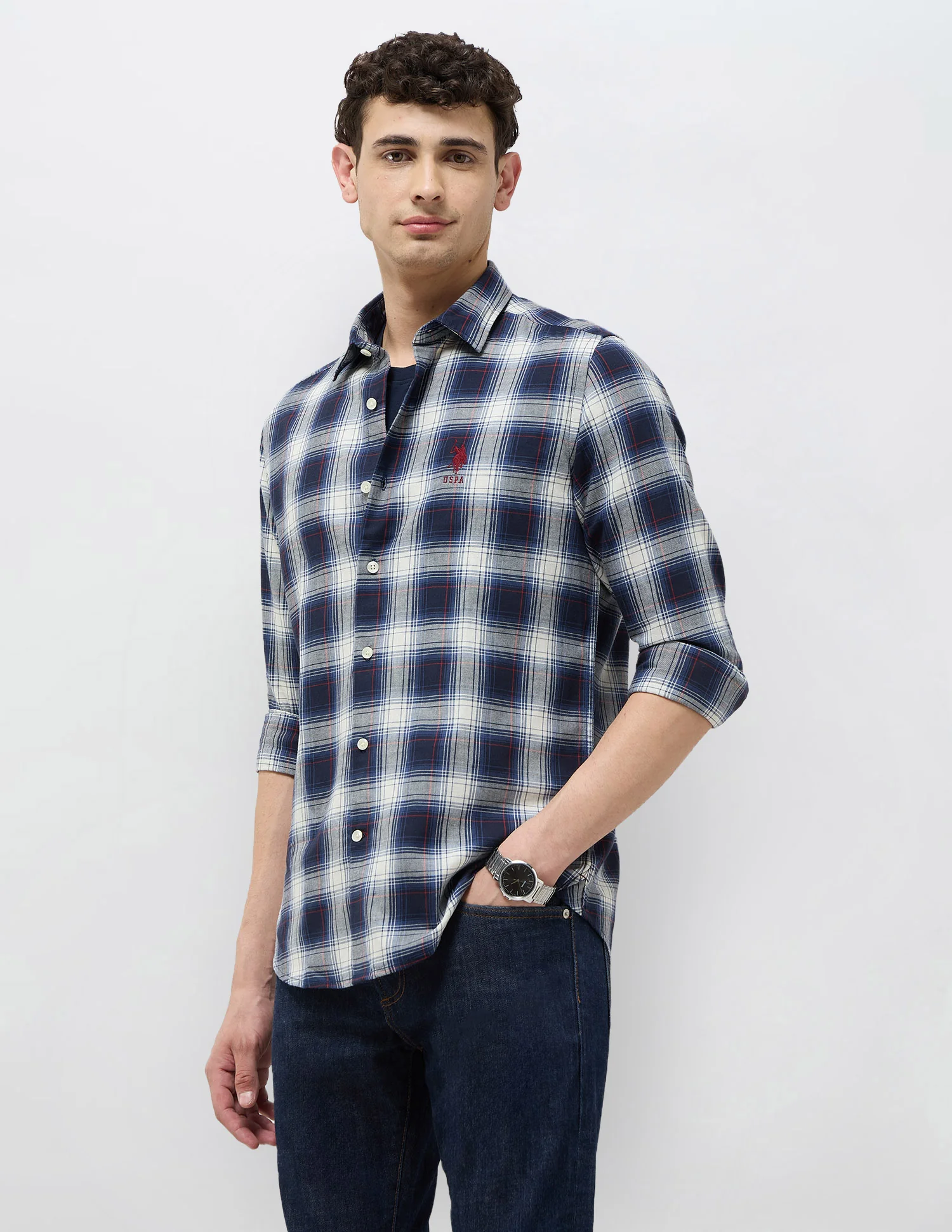 Tartan Checked Regular Fit Shirt
