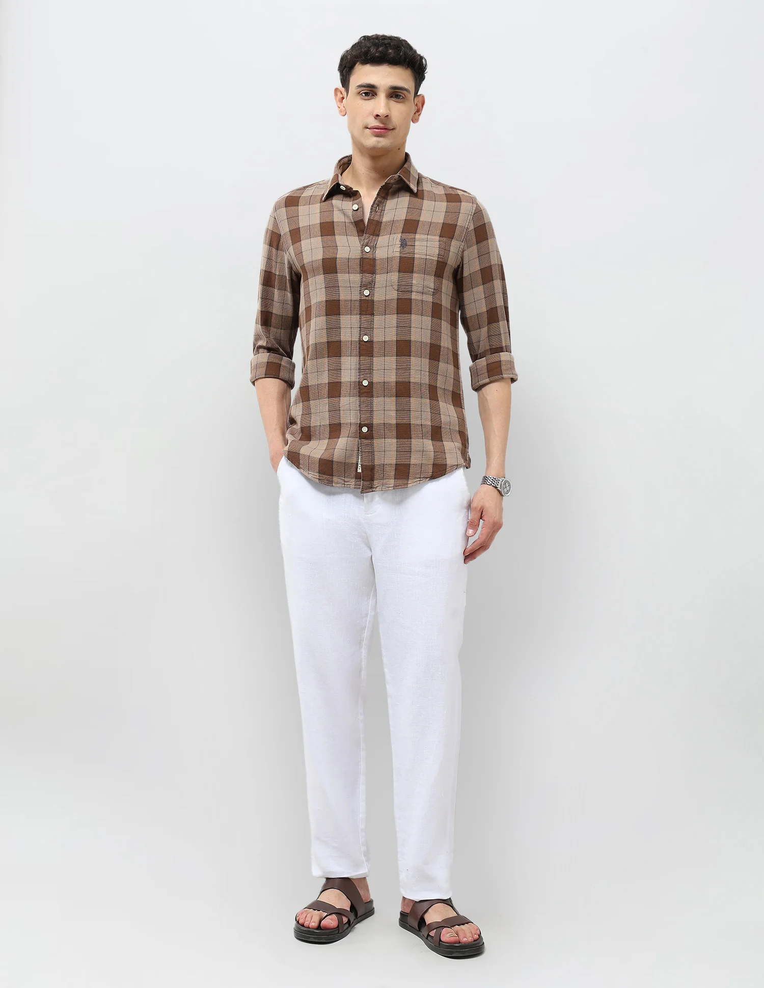 Tartan Checked Regular Fit Shirt - Image 3