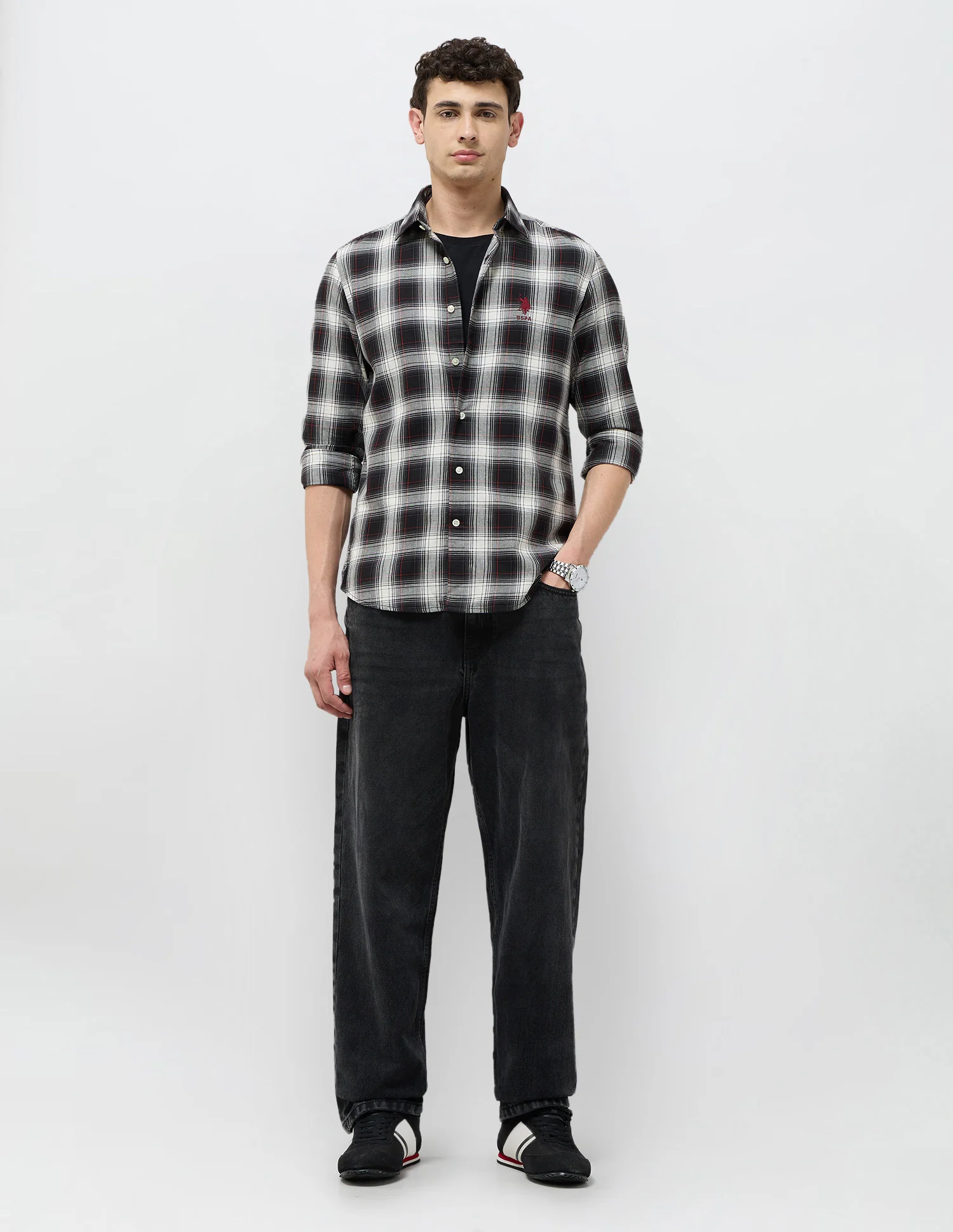Tartan Checked Regular Fit Shirt - Image 3