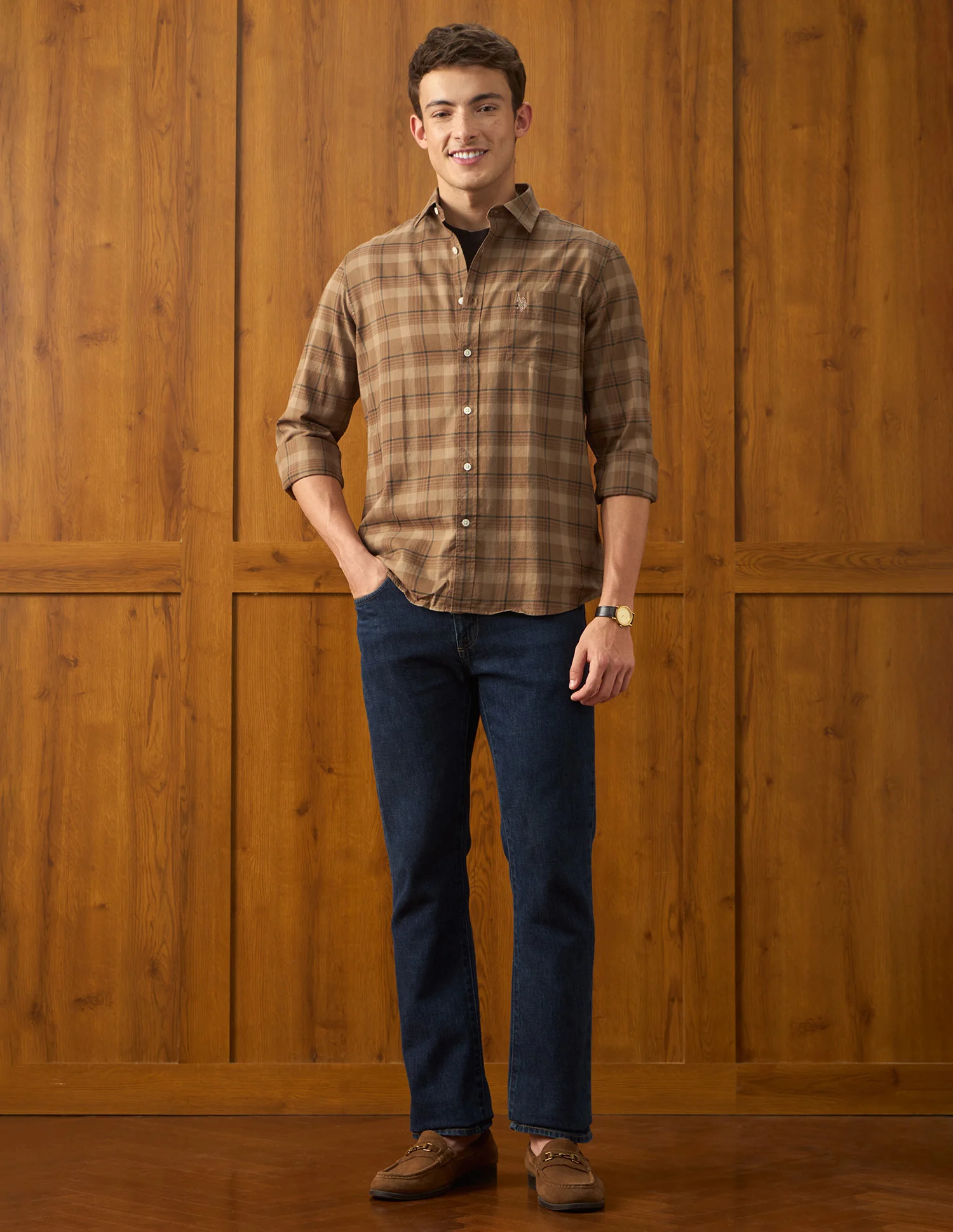 Tartan Checked Regular Fit Shirt - Image 3