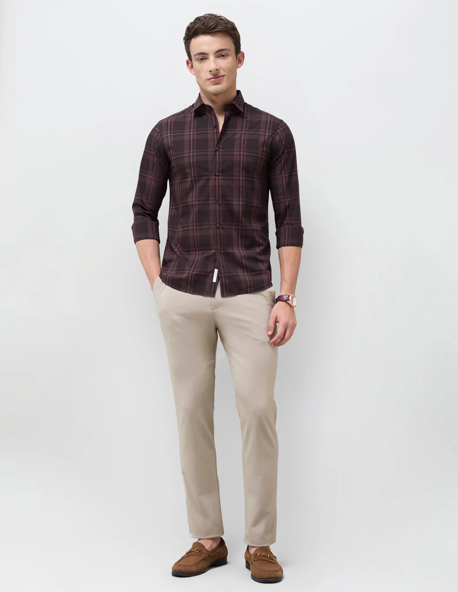 Tartan Checked Regular Fit Shirt - Image 3