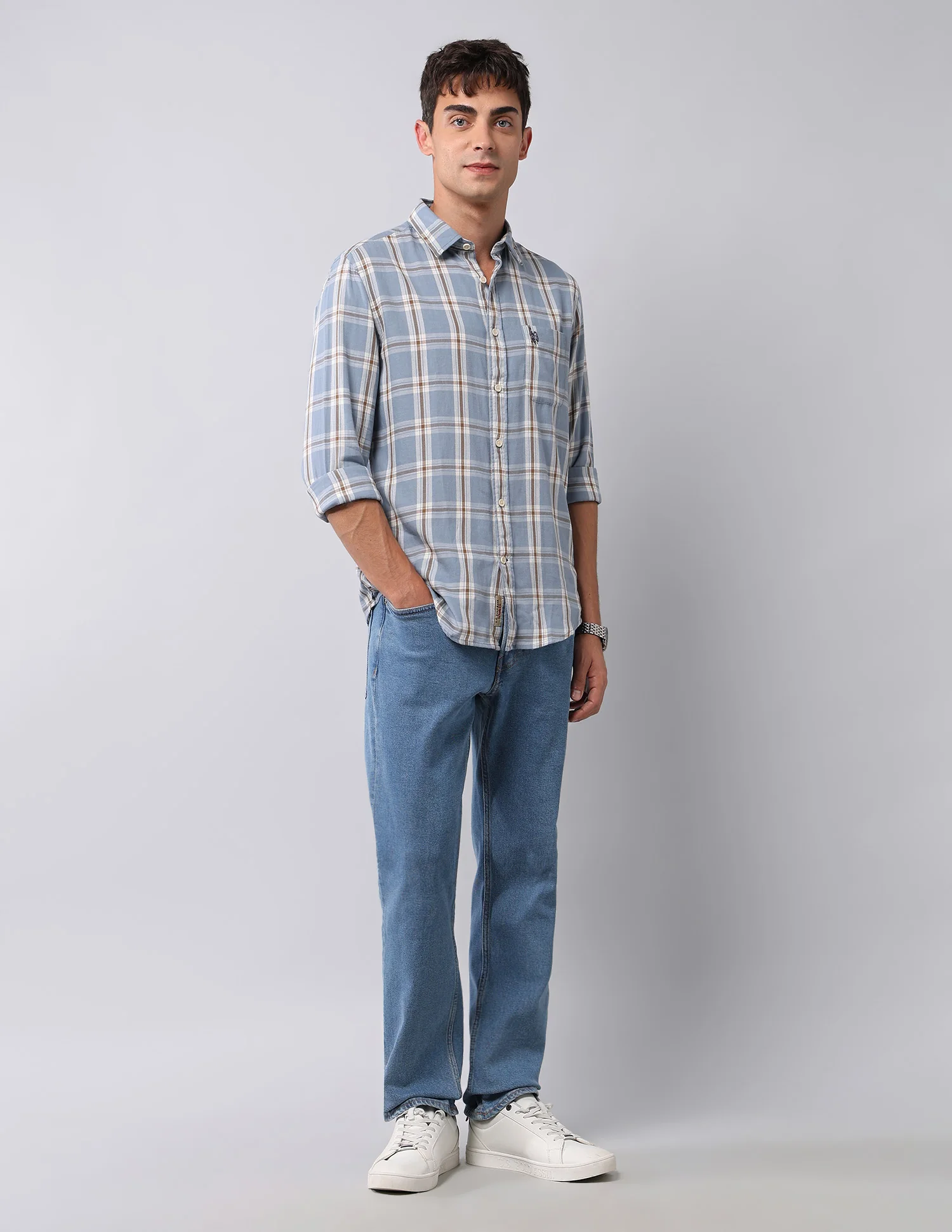Tartan Checked Regular Fit Shirt - Image 3
