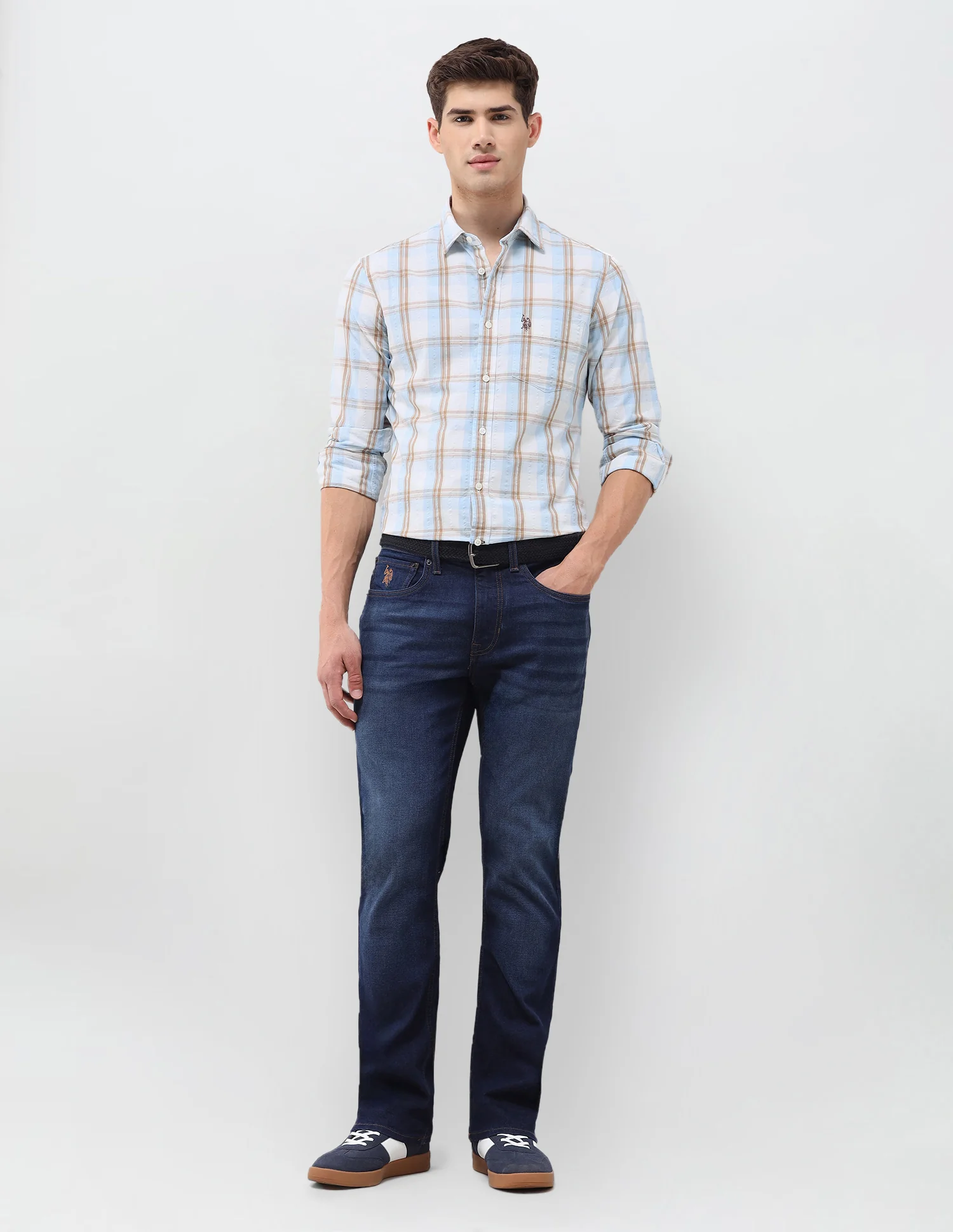 Tartan Checked Seersucker Shirt - Image 3