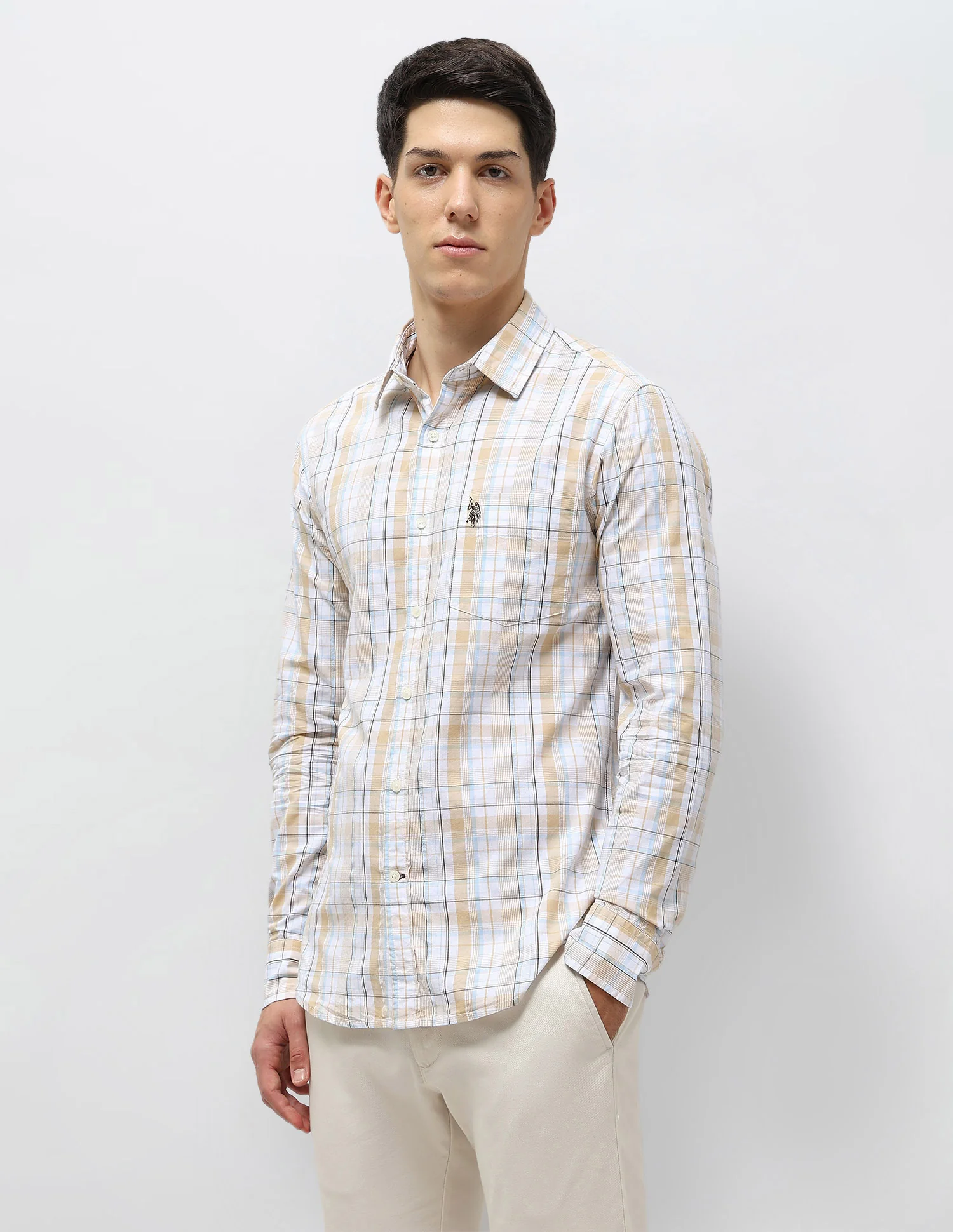 Tartan Checked Seersucker Shirt - Image 4
