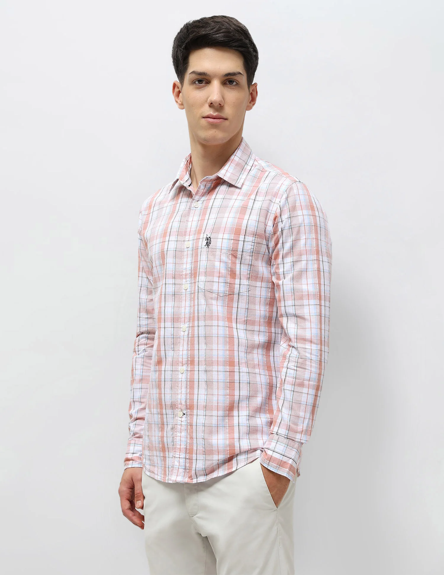 Tartan Checked Seersucker Shirt - Image 4