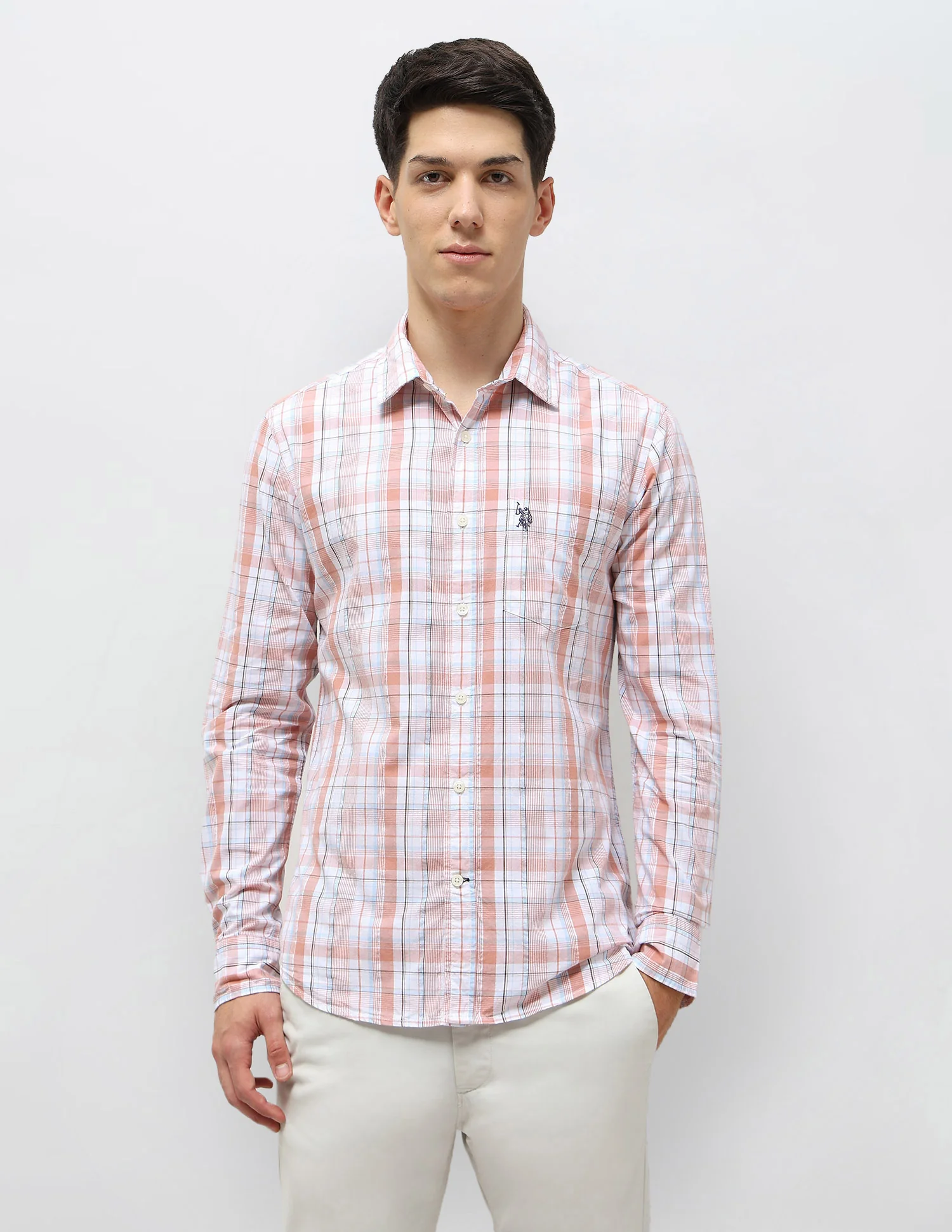 Tartan Checked Seersucker Shirt - Image 6