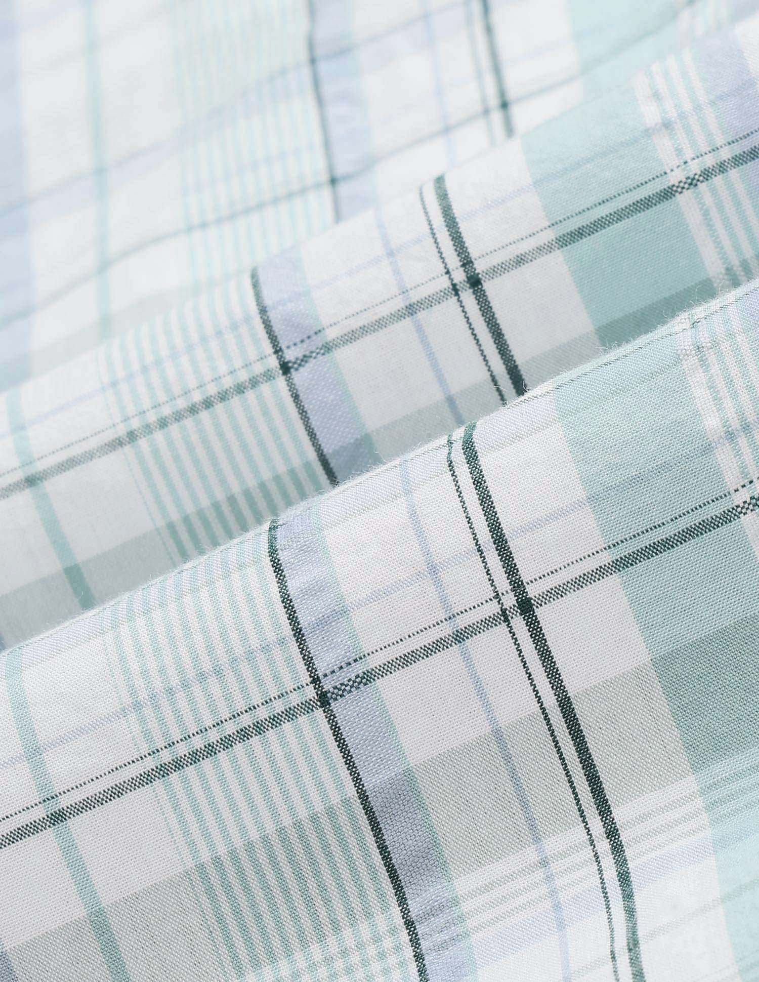 Tartan Checked Seersucker Shirt - Image 2