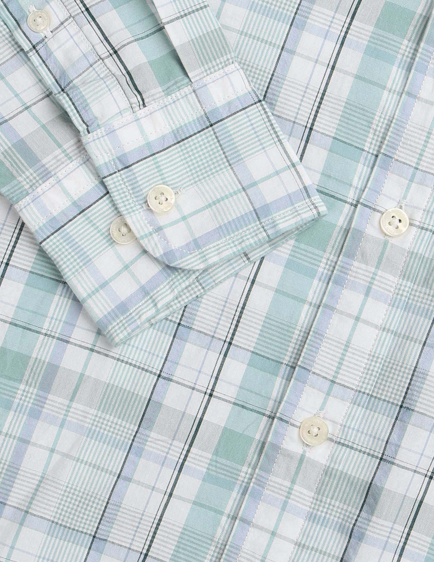 Tartan Checked Seersucker Shirt - Image 8