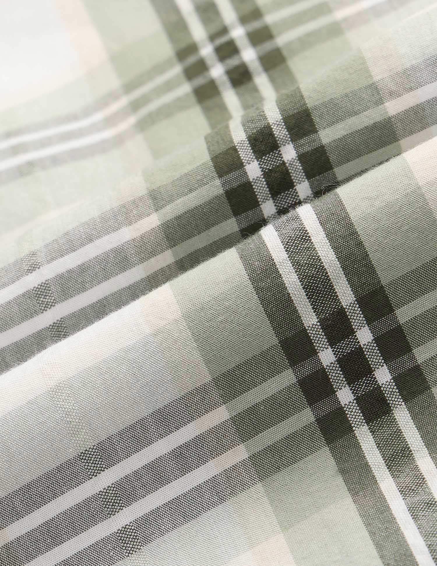 Tartan Checked Seersucker Shirt - Image 2