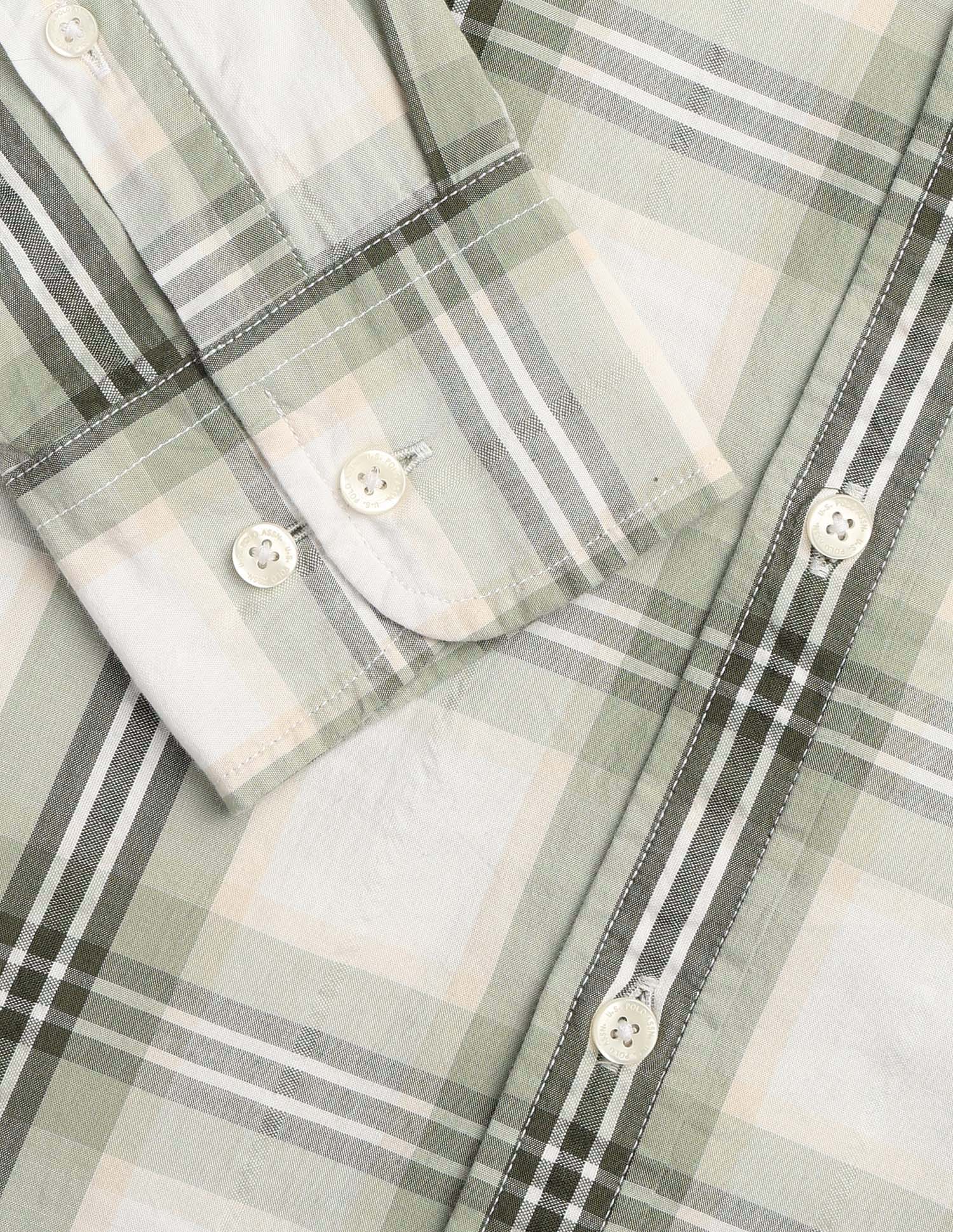 Tartan Checked Seersucker Shirt - Image 8