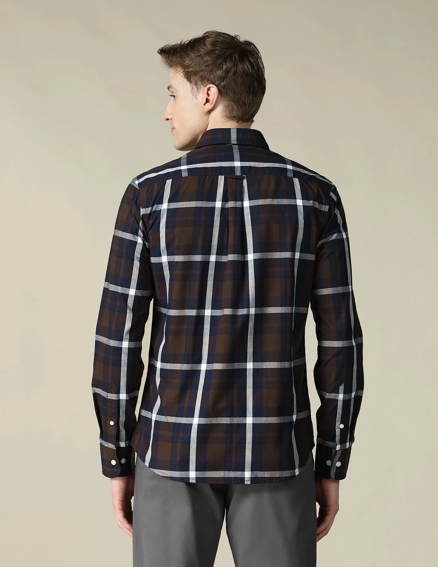 Tartan Checked Tailored Fit Shirt - Image 5