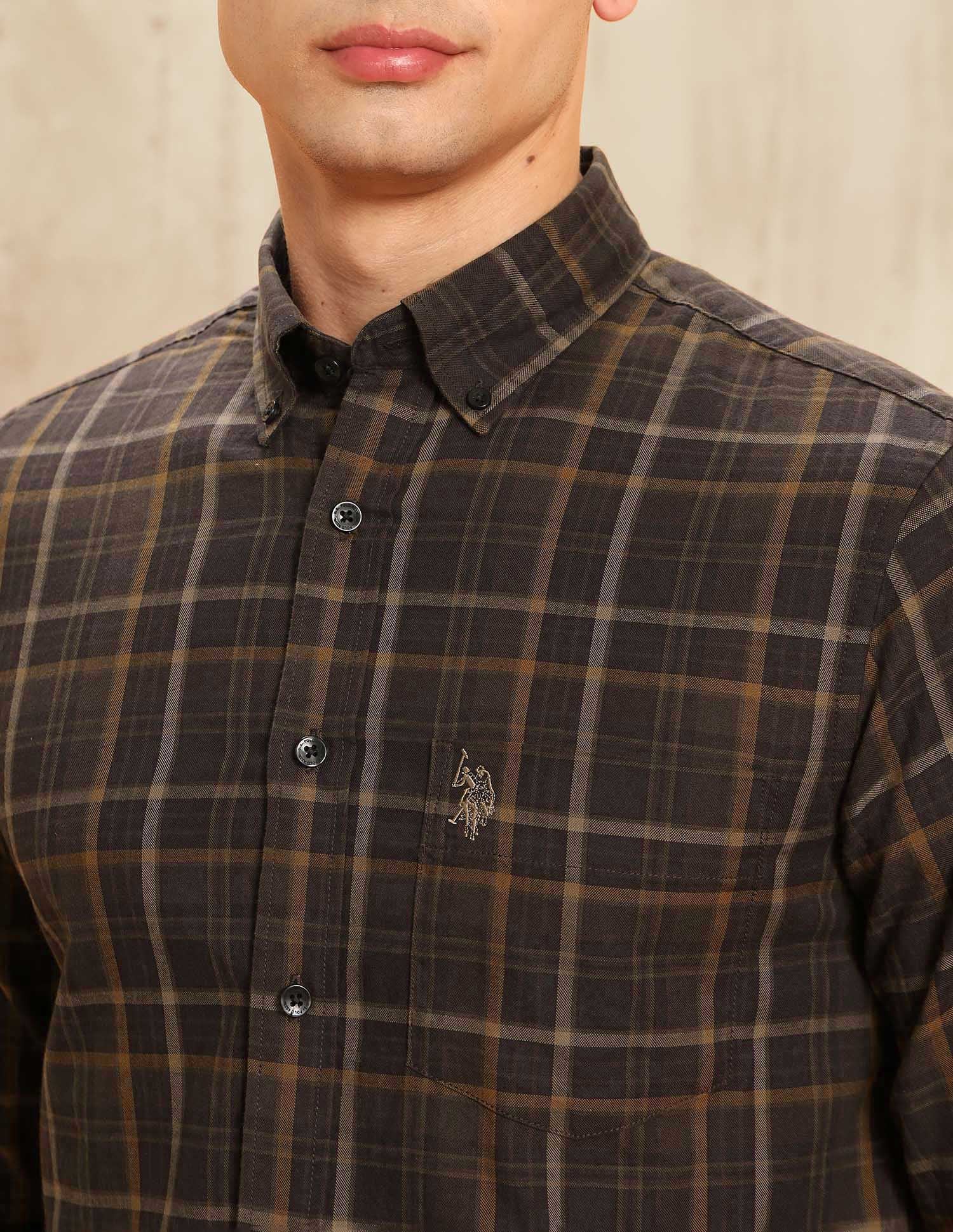 Tartan Checked Tailored Fit Shirt - Image 7