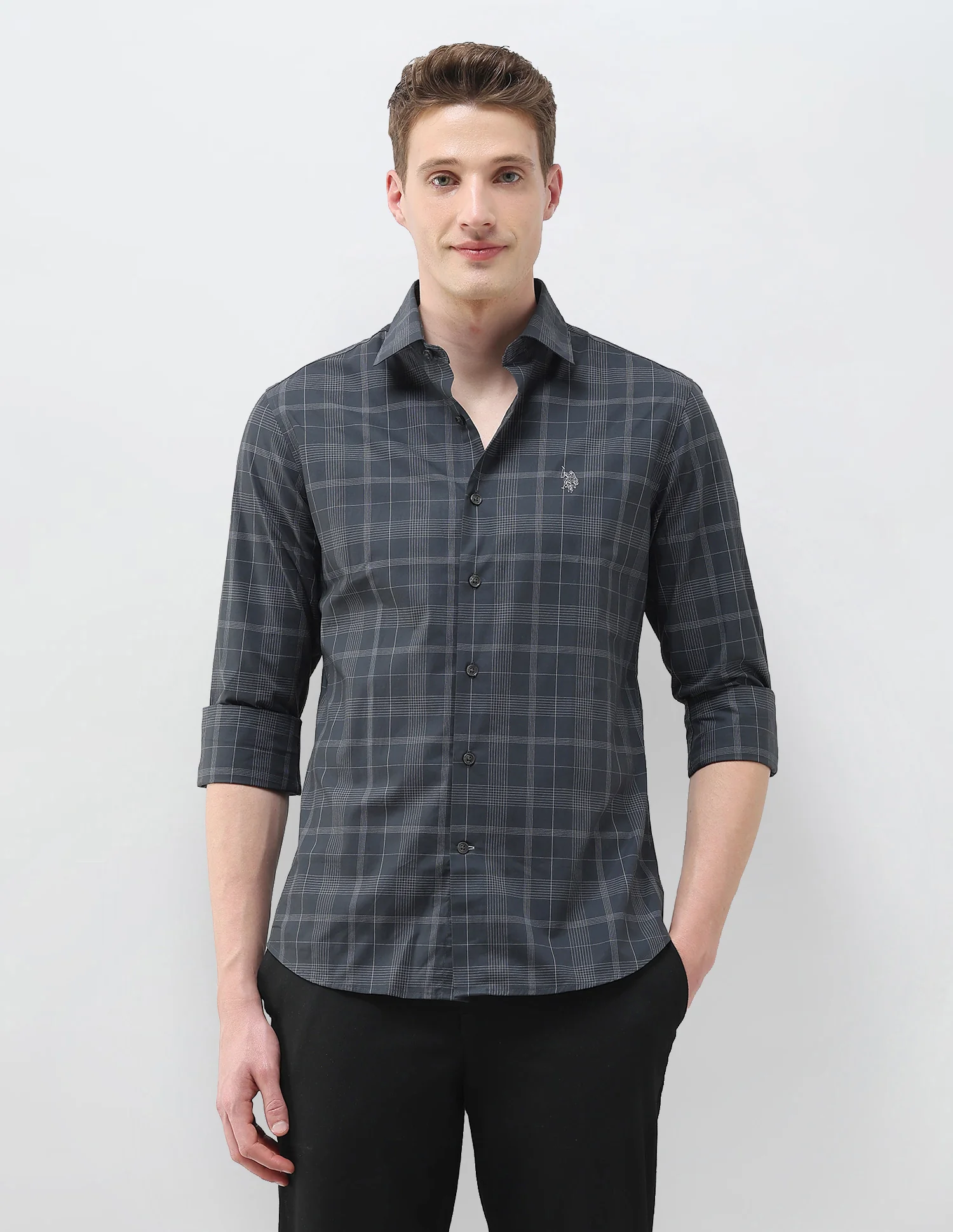 Tartan Checked Tailored Fit Shirt - Image 6